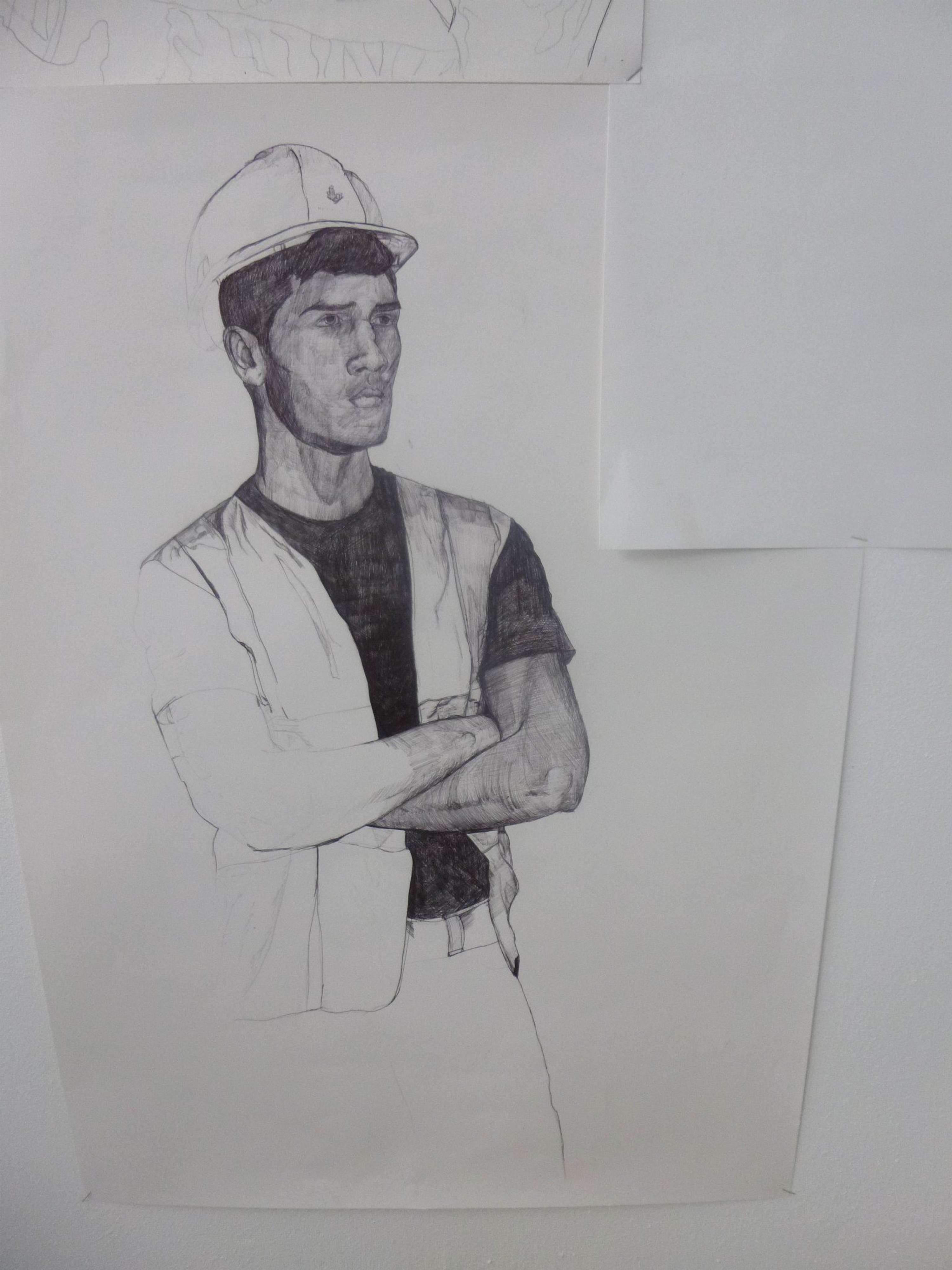 Some of my work in Colfe's displayed for the art show (2011/2012) by S Londinium