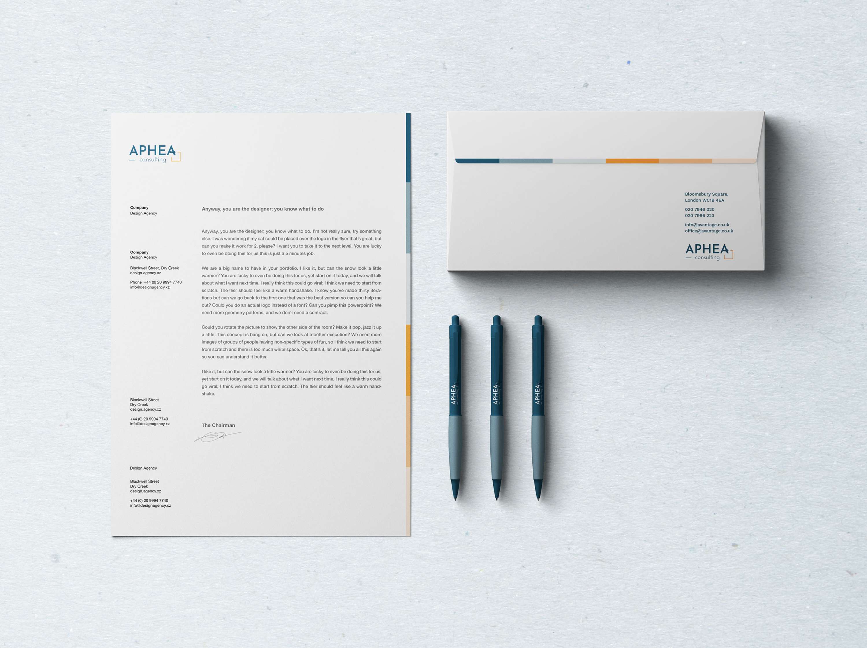 Identity Aphea consulting by hortense bedouelle
