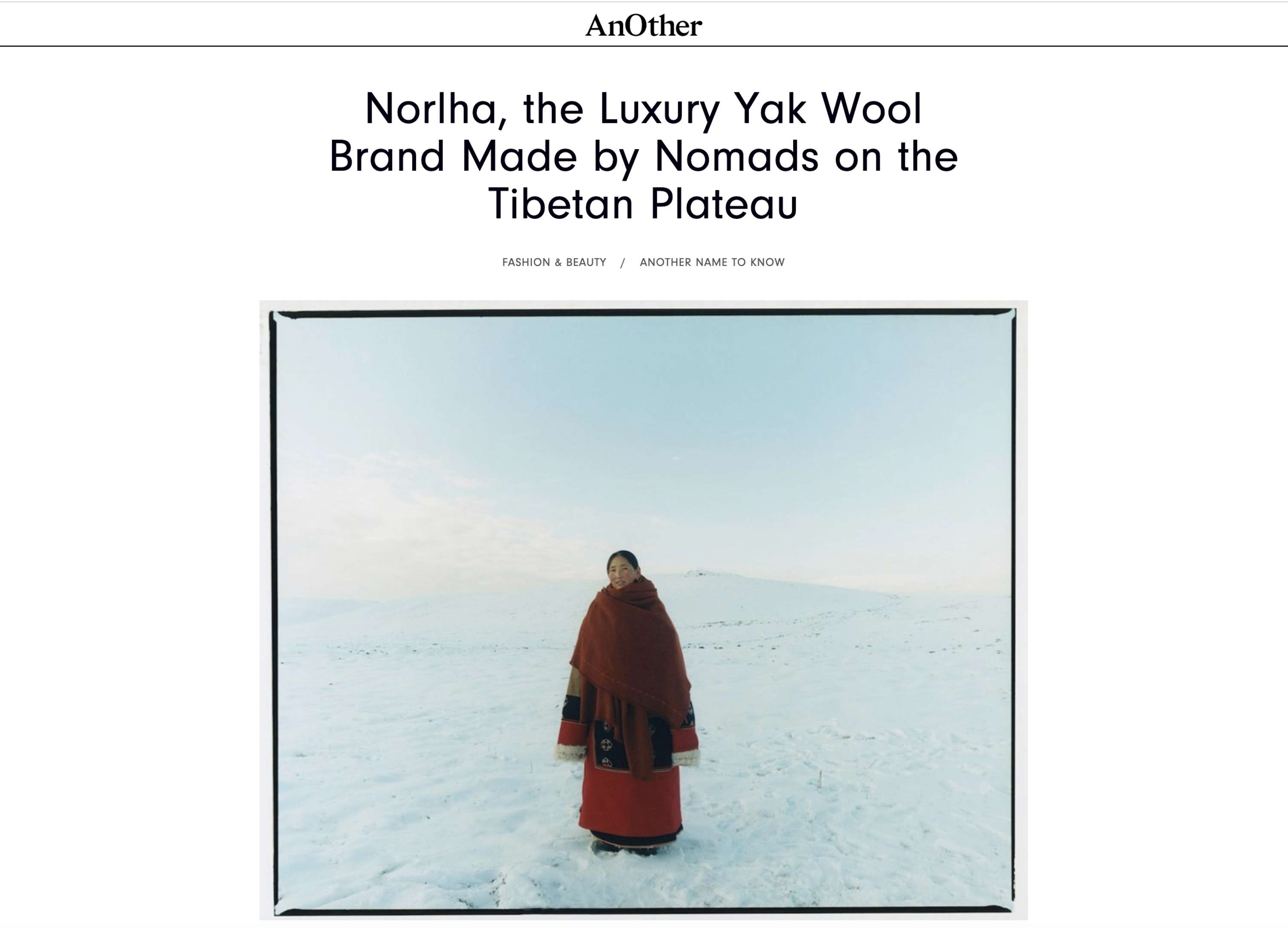 Interview with the founders of Norlha by Charlotte Harding
