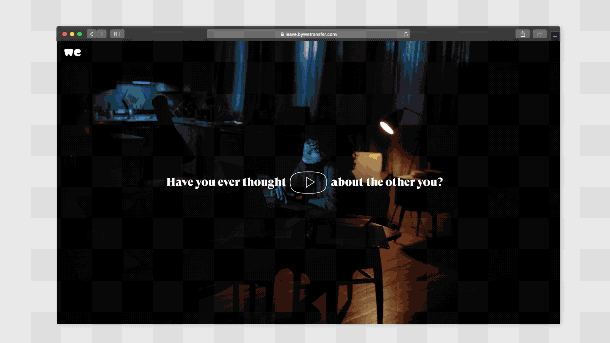 WeTransfer x Please Leave by Thomas Ralph