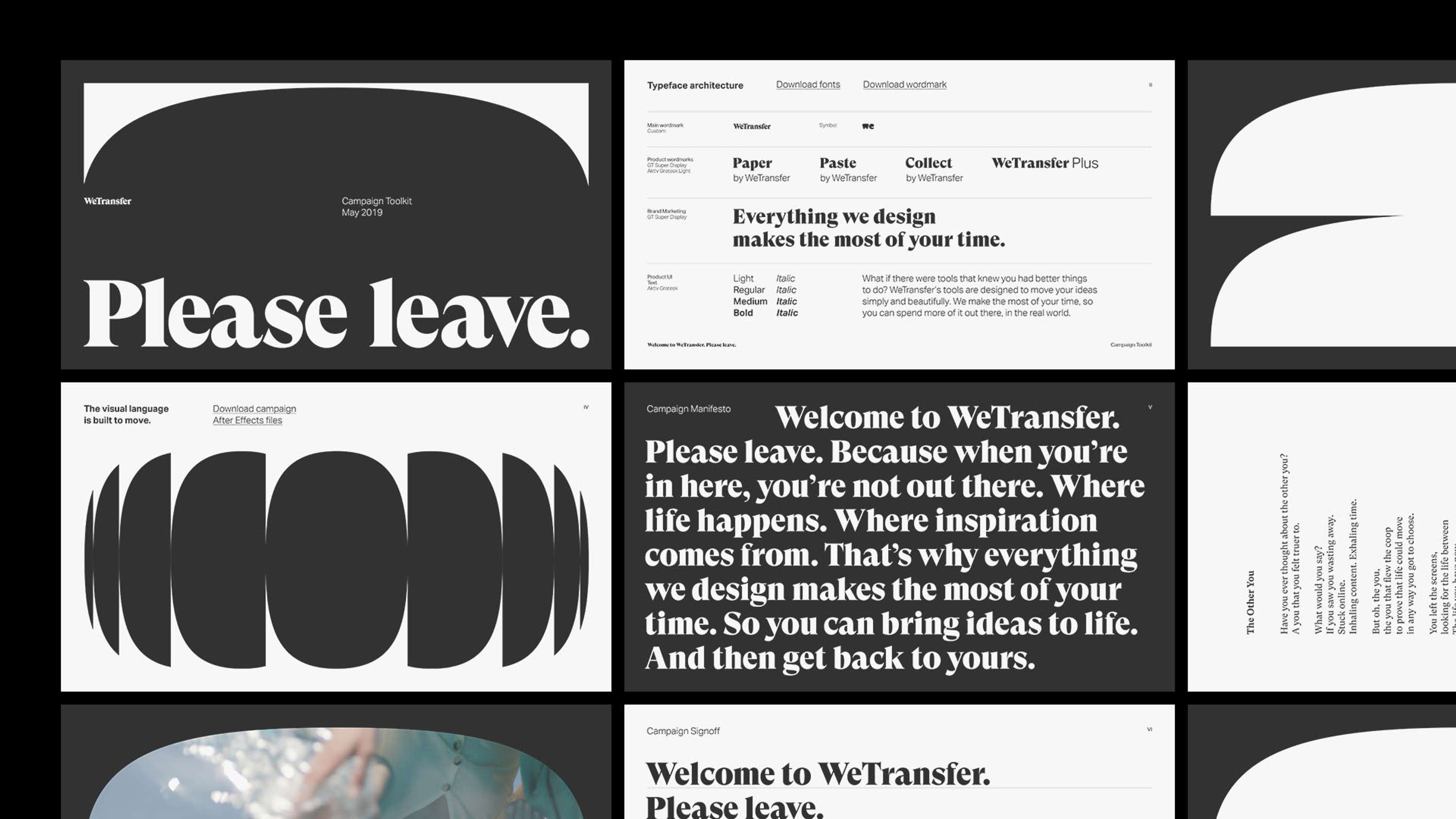 WeTransfer x Please Leave by Thomas Ralph