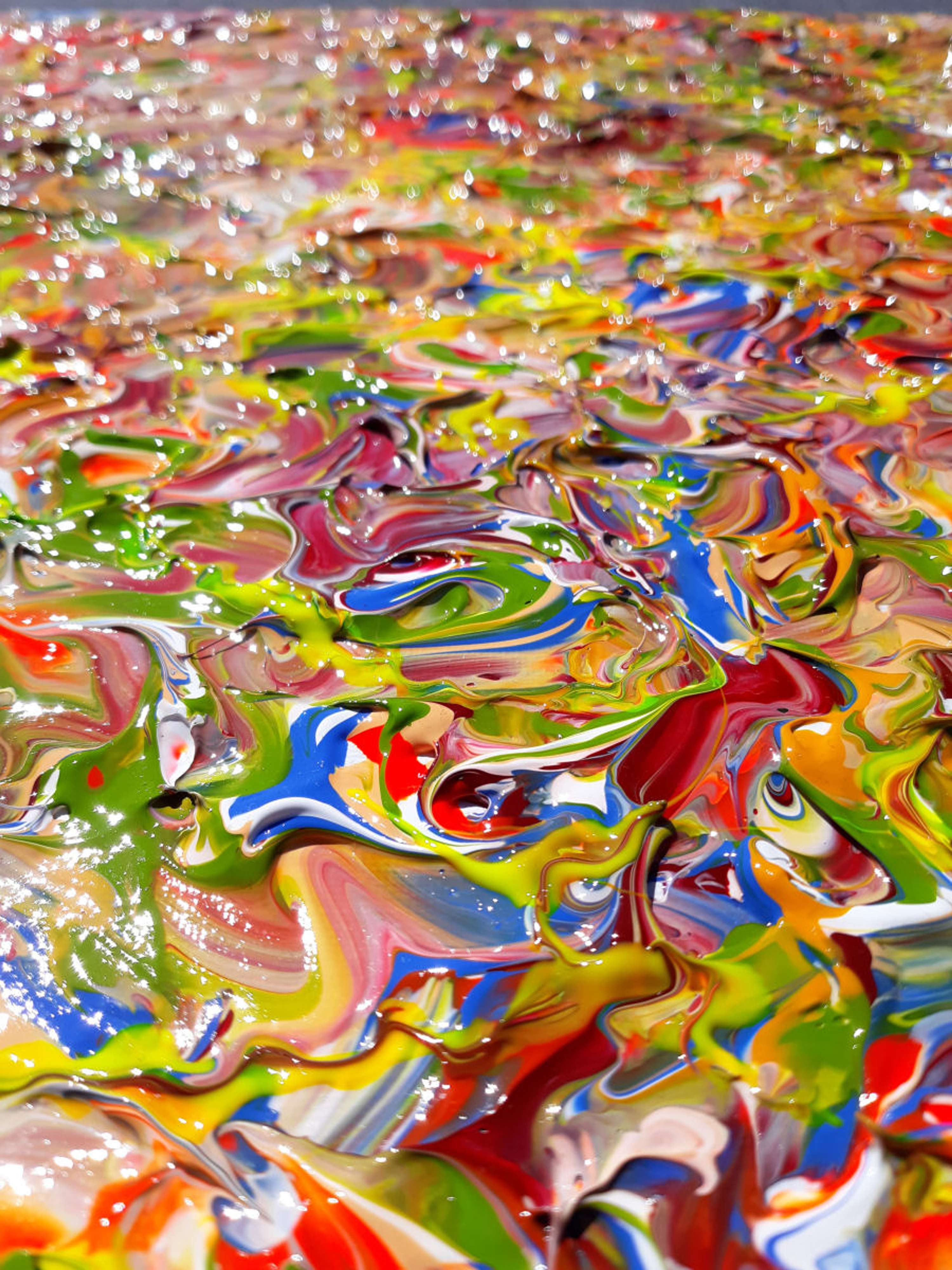 SPNetDigital Creative Process - ABSTRACT PAINTING - MOVEMENT AND COLOR by Stephen Paine