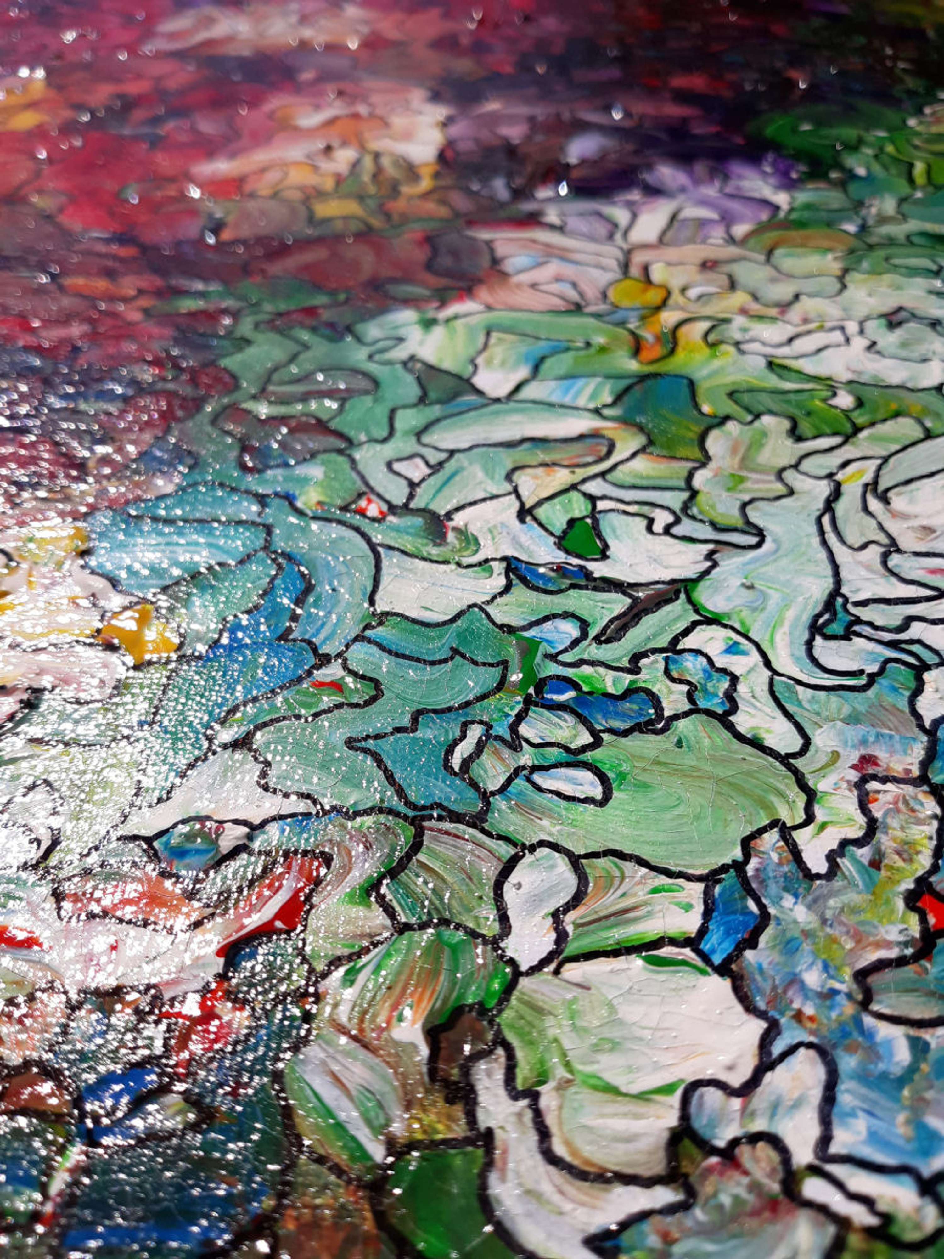 SPNetDigital Creative Process - ABSTRACT PAINTING - MOVEMENT AND COLOR by Stephen Paine