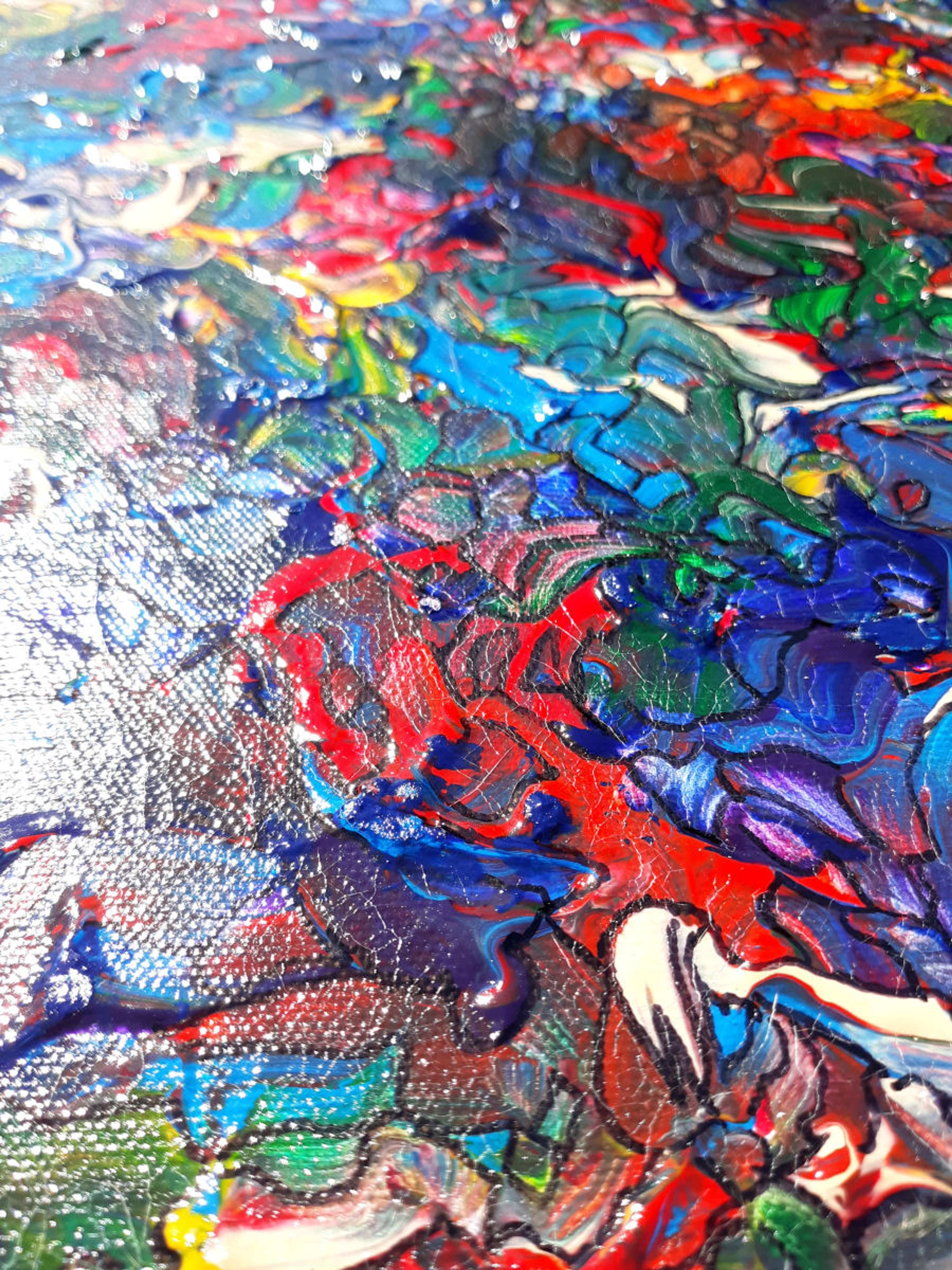 SPNetDigital Creative Process - ABSTRACT PAINTING - MOVEMENT AND COLOR by Stephen Paine