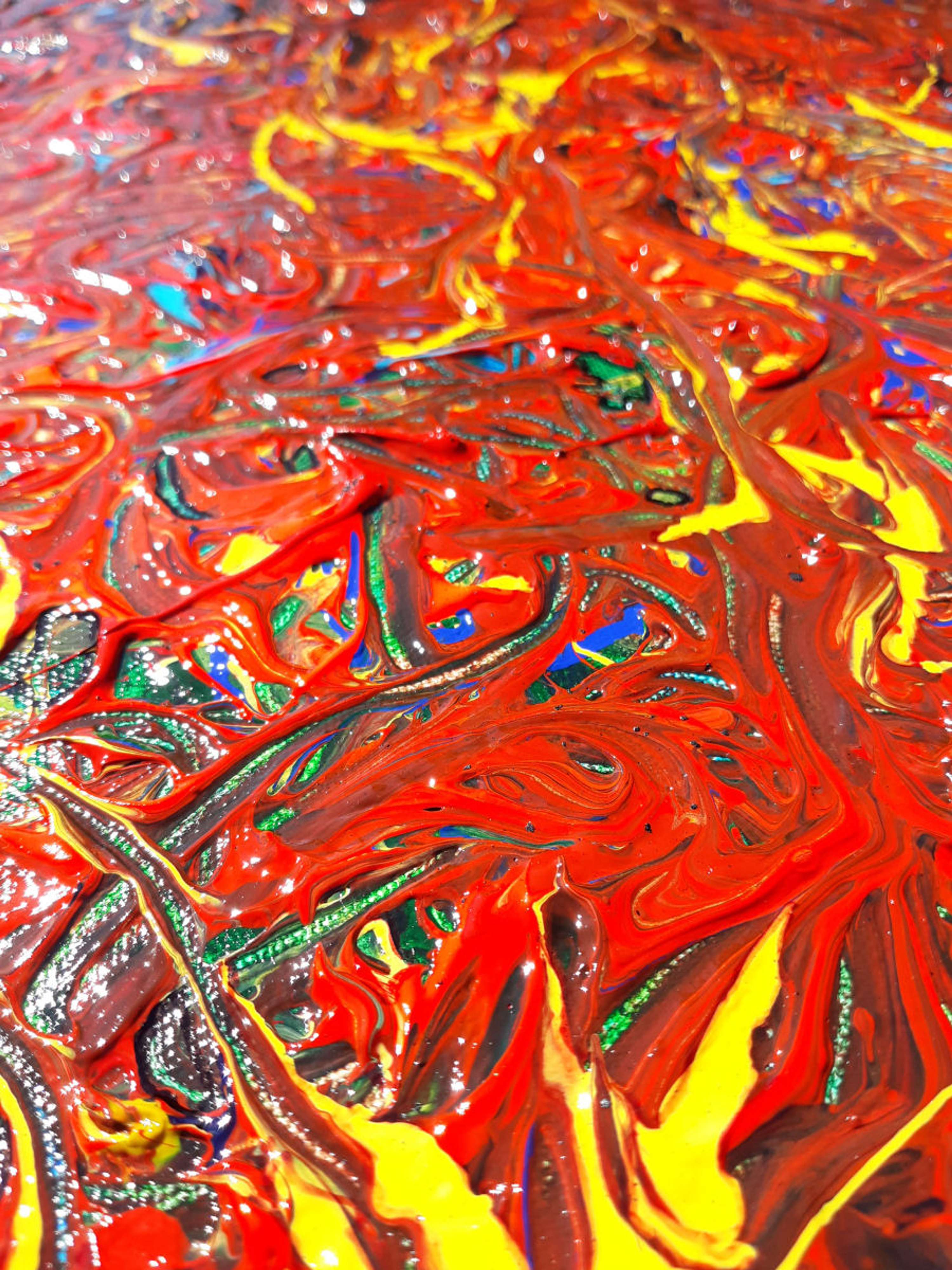SPNetDigital Creative Process - ABSTRACT PAINTING - MOVEMENT AND COLOR by Stephen Paine