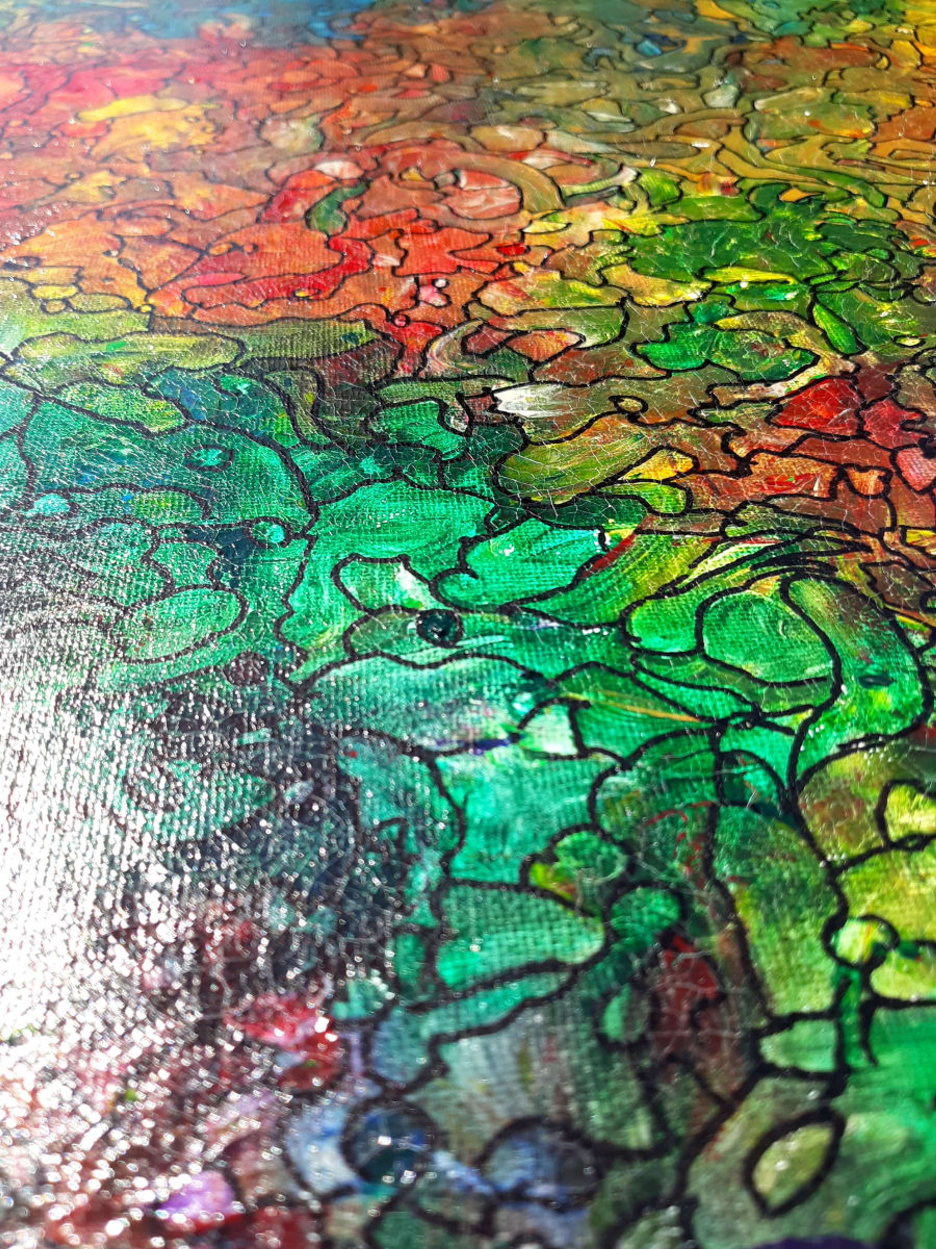 SPNetDigital Creative Process - ABSTRACT PAINTING - MOVEMENT AND COLOR by Stephen Paine