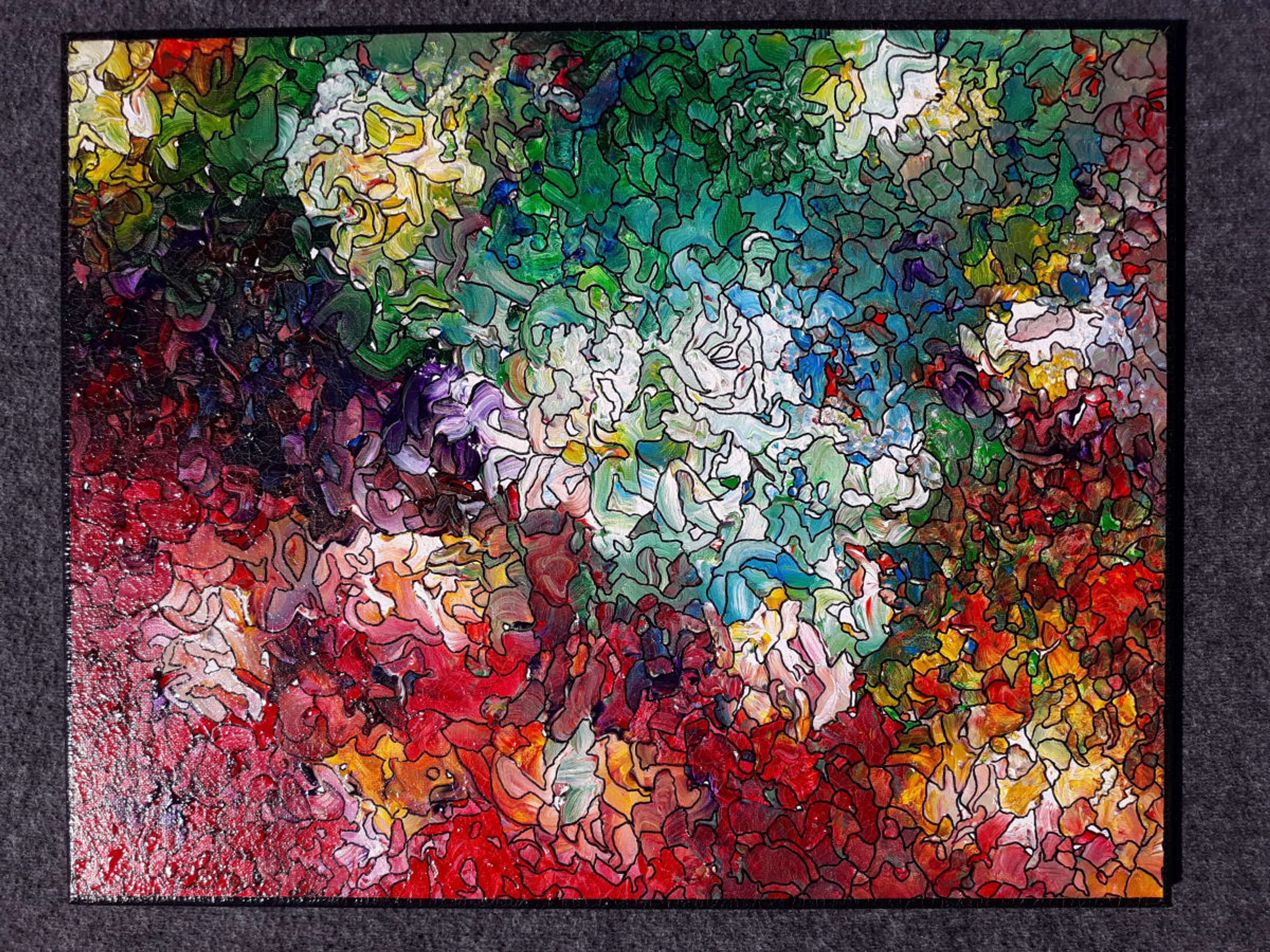 SPNetDigital Creative Process - ABSTRACT PAINTING - MOVEMENT AND COLOR by Stephen Paine