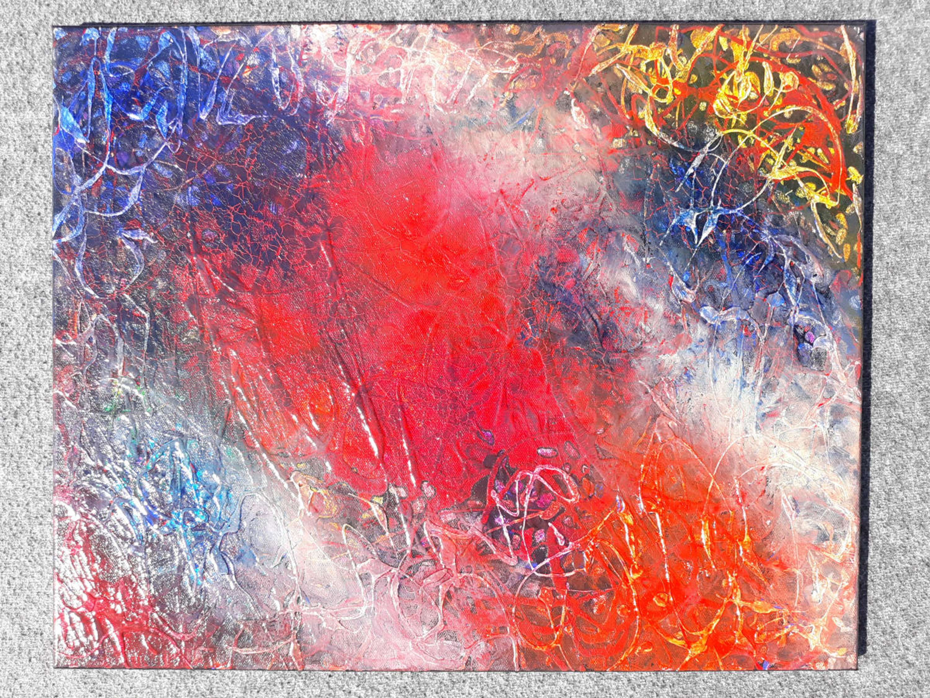 SPNetDigital Creative Process - ABSTRACT PAINTING - MOVEMENT AND COLOR by Stephen Paine