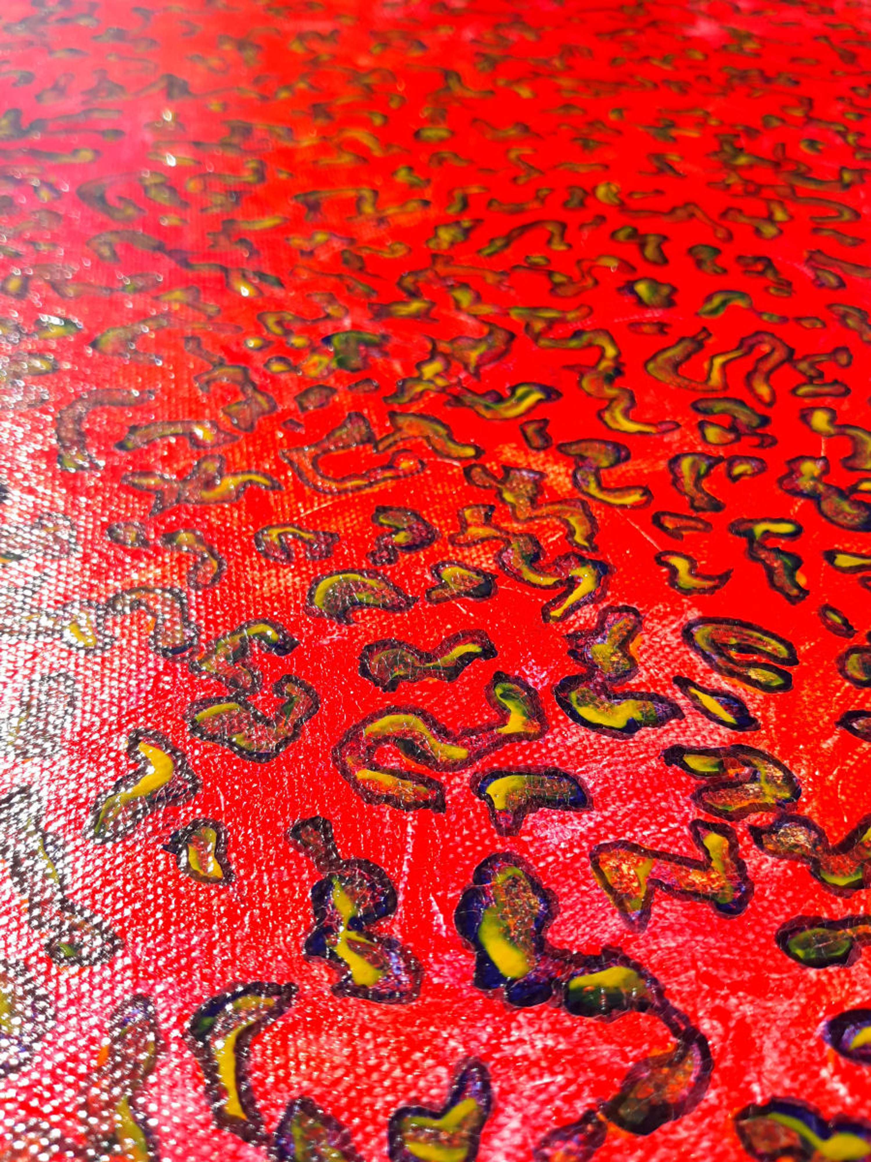 SPNetDigital Creative Process - ABSTRACT PAINTING - MOVEMENT AND COLOR by Stephen Paine