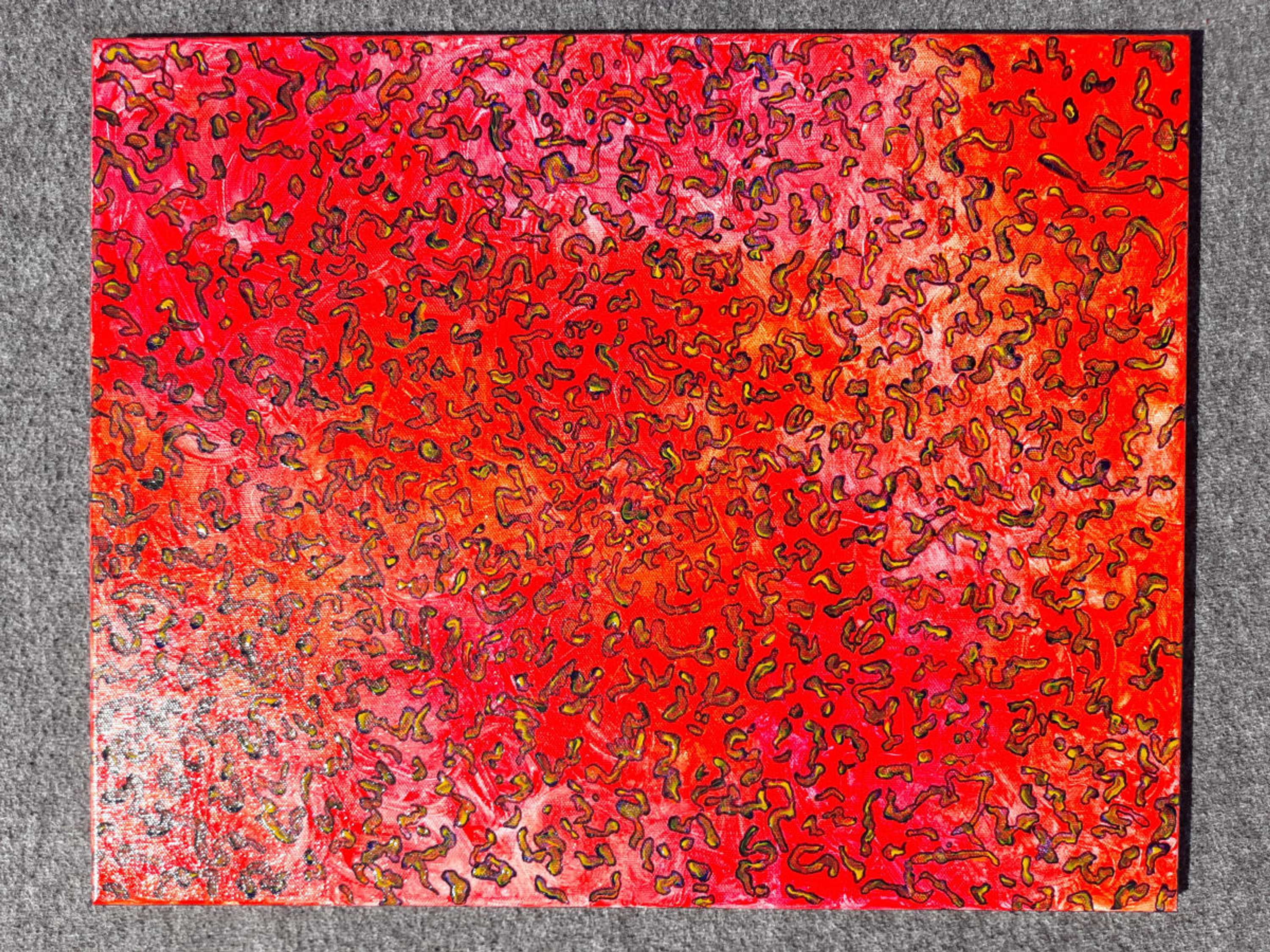 SPNetDigital Creative Process - ABSTRACT PAINTING - MOVEMENT AND COLOR by Stephen Paine