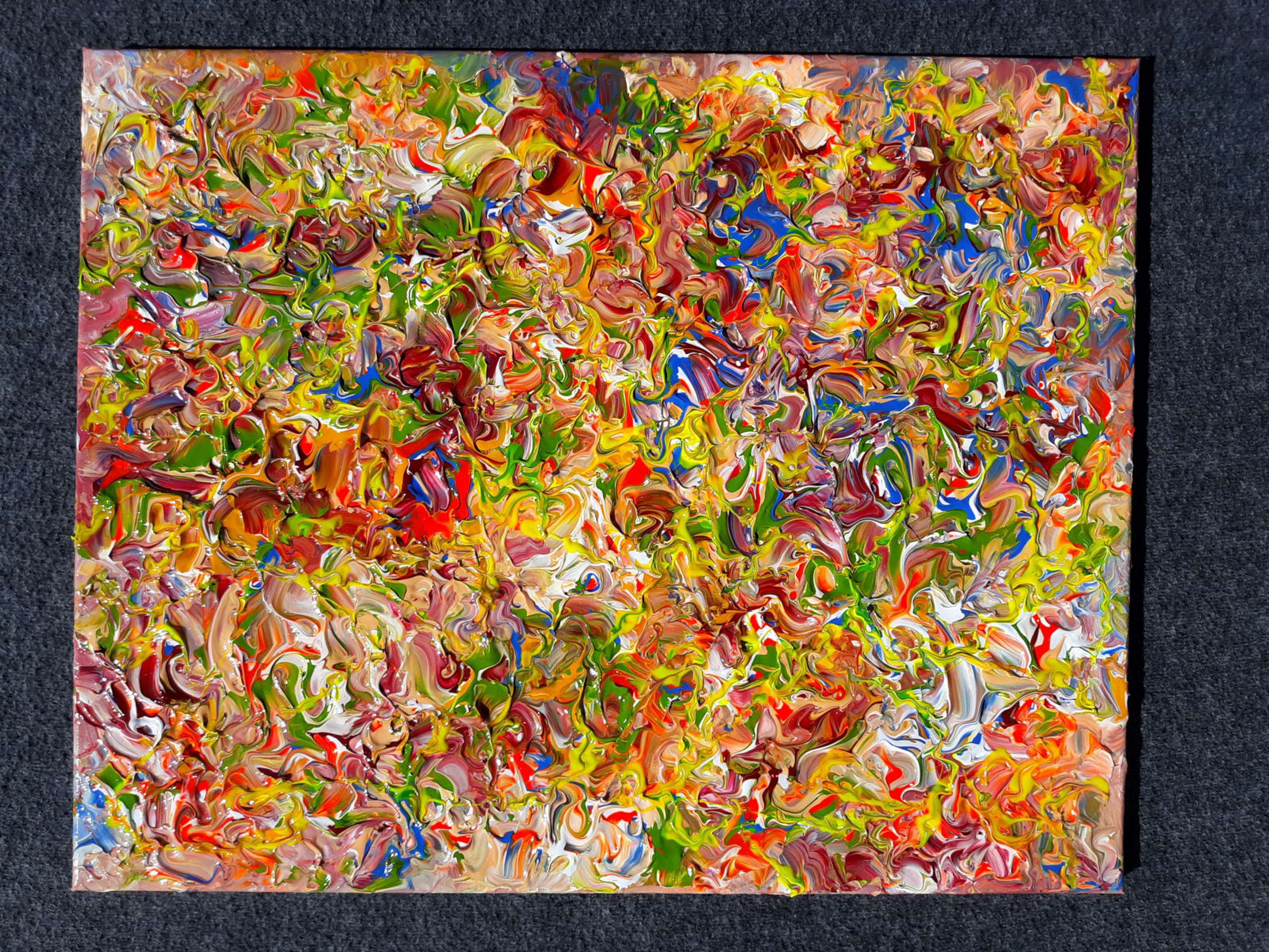 SPNetDigital Creative Process - ABSTRACT PAINTING - MOVEMENT AND COLOR by Stephen Paine