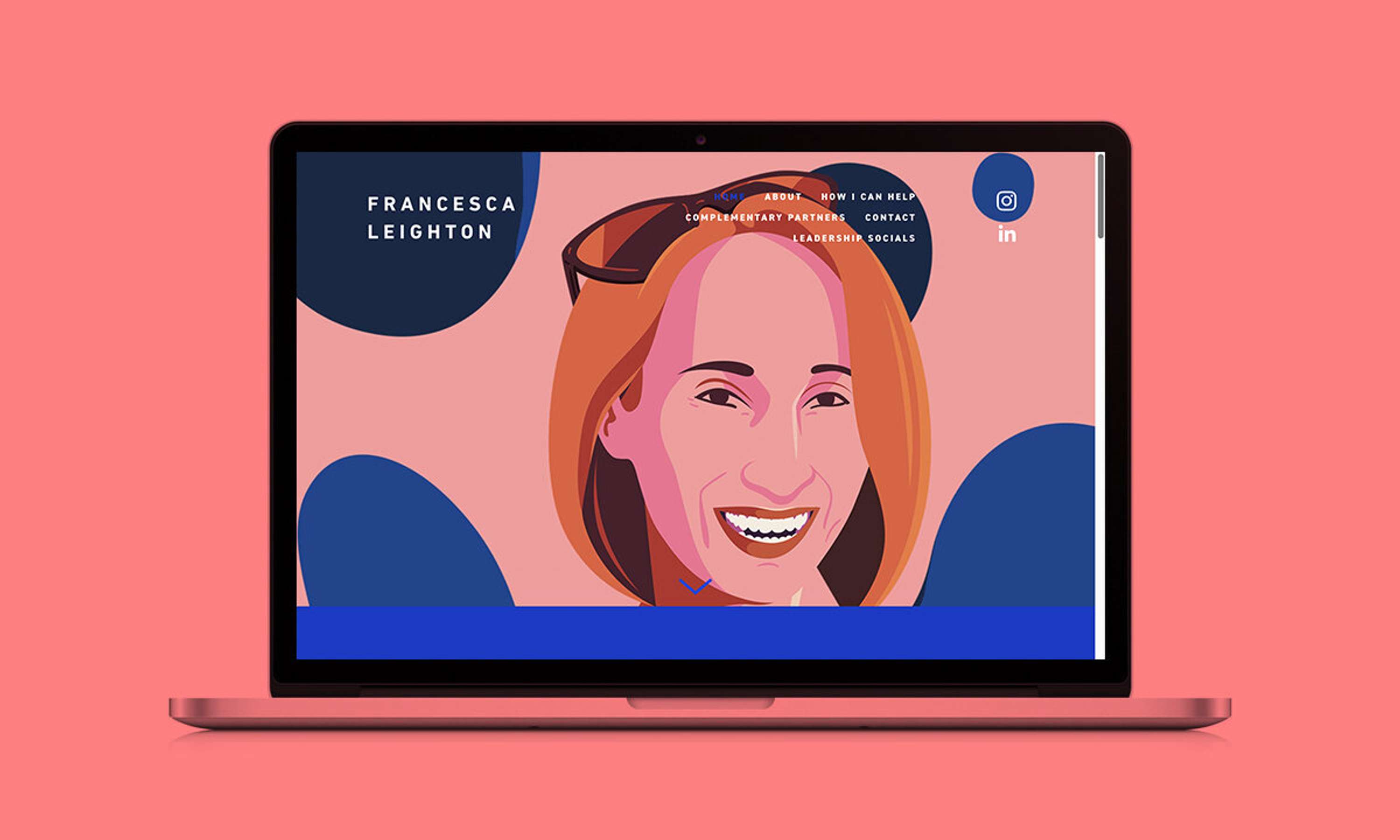 Personal branding and web design for business leader and speaker at Nike by Penny Lee aka The Brand Directoress®