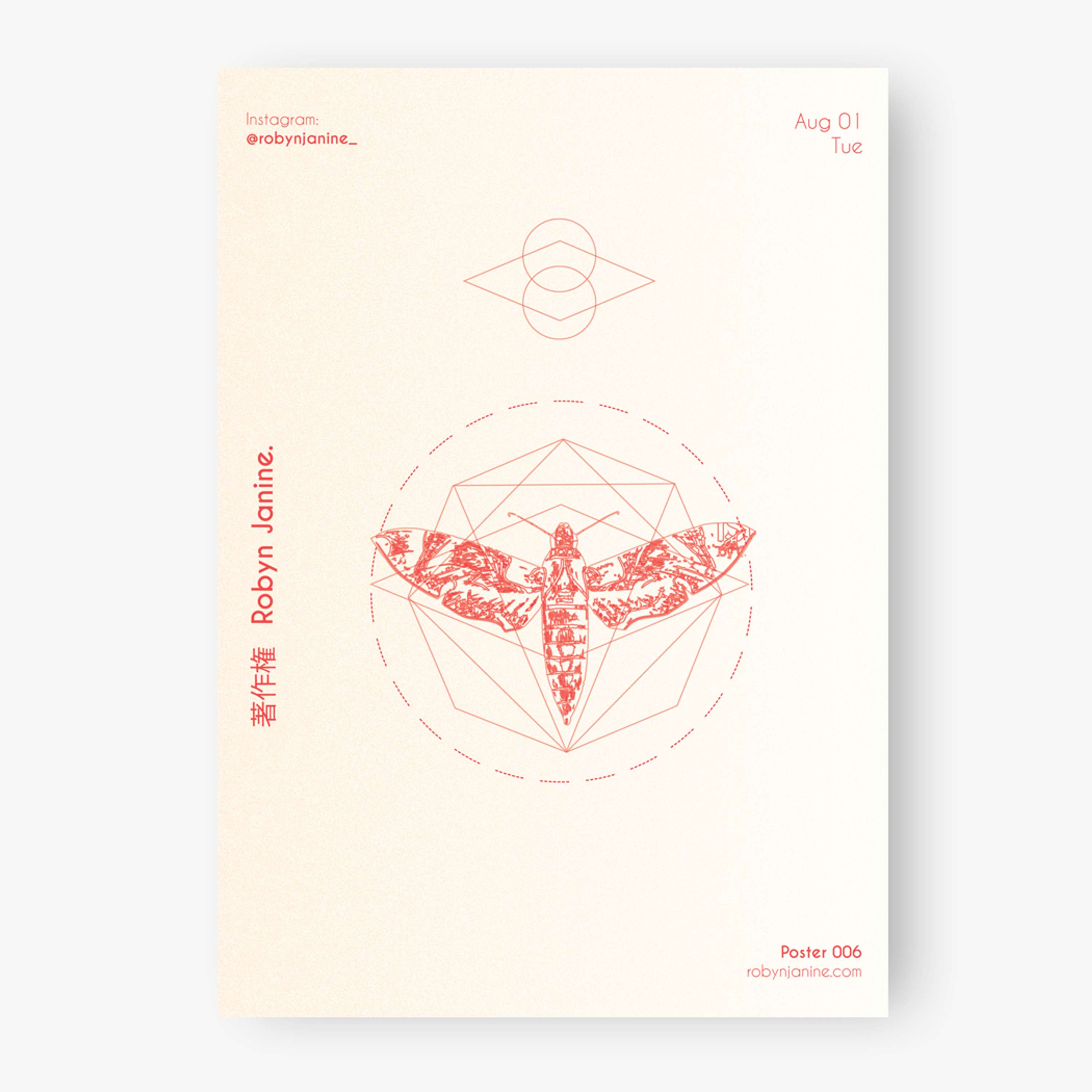 Poster A Day Project by Robyn Janine