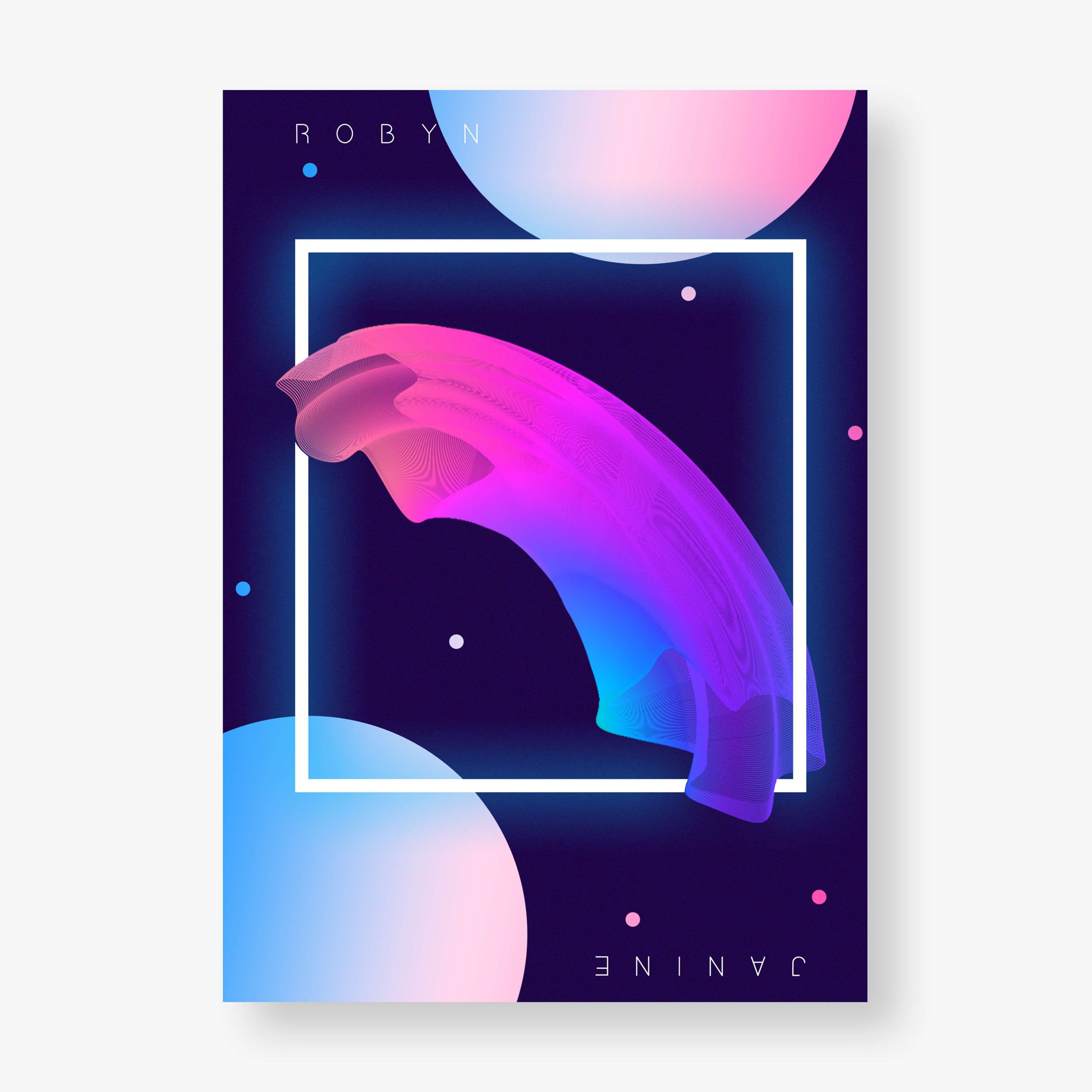 Poster A Day Project by Robyn Janine