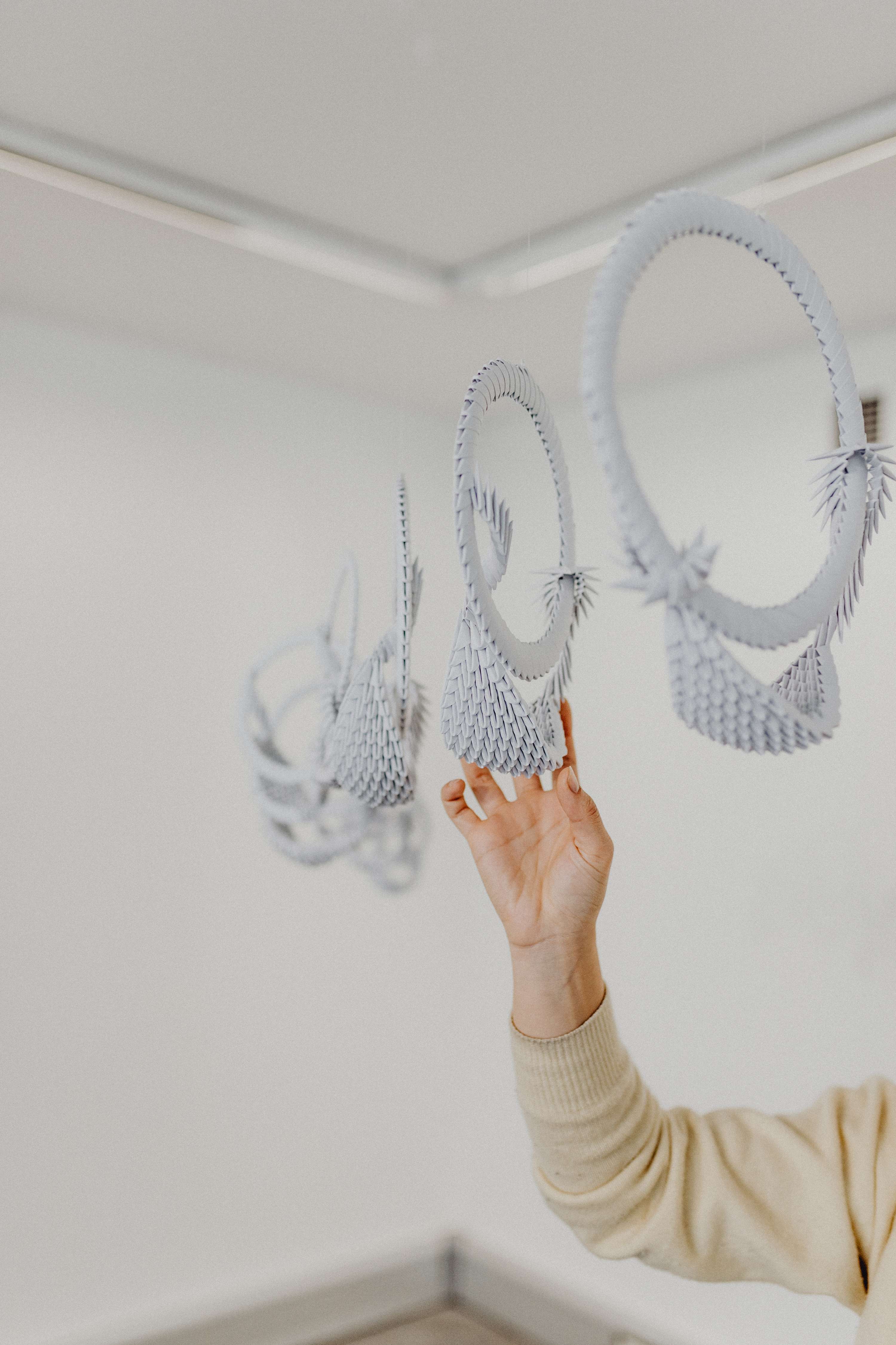 Moving Through Folds: an exploration in paper by Tina Luo