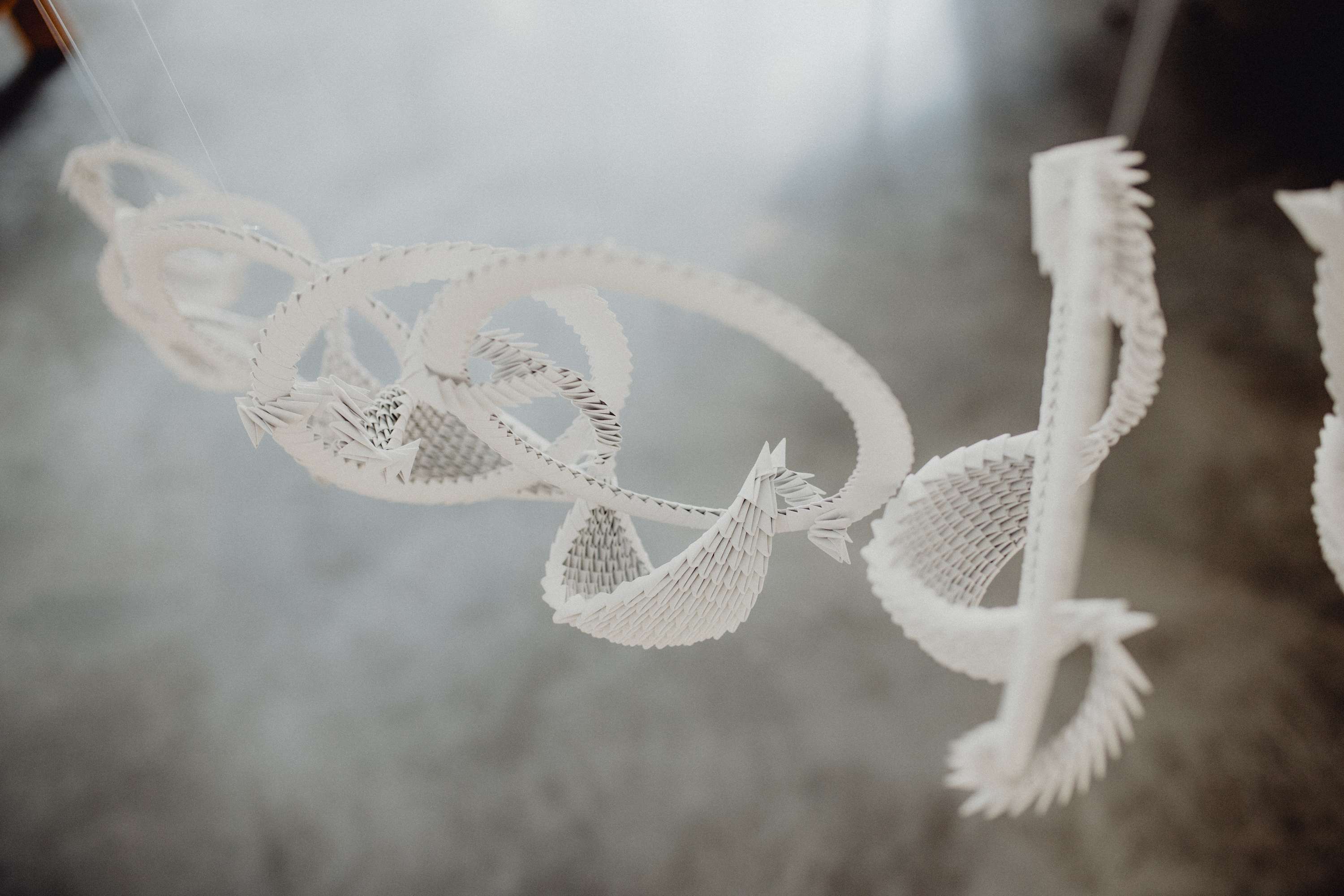 Moving Through Folds: an exploration in paper by Tina Luo