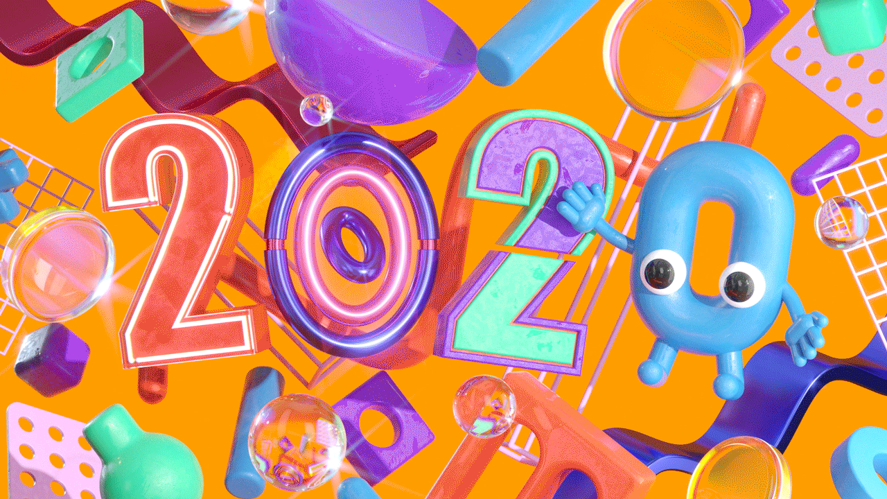 2020 Type Animation by Hashmukh Kerai