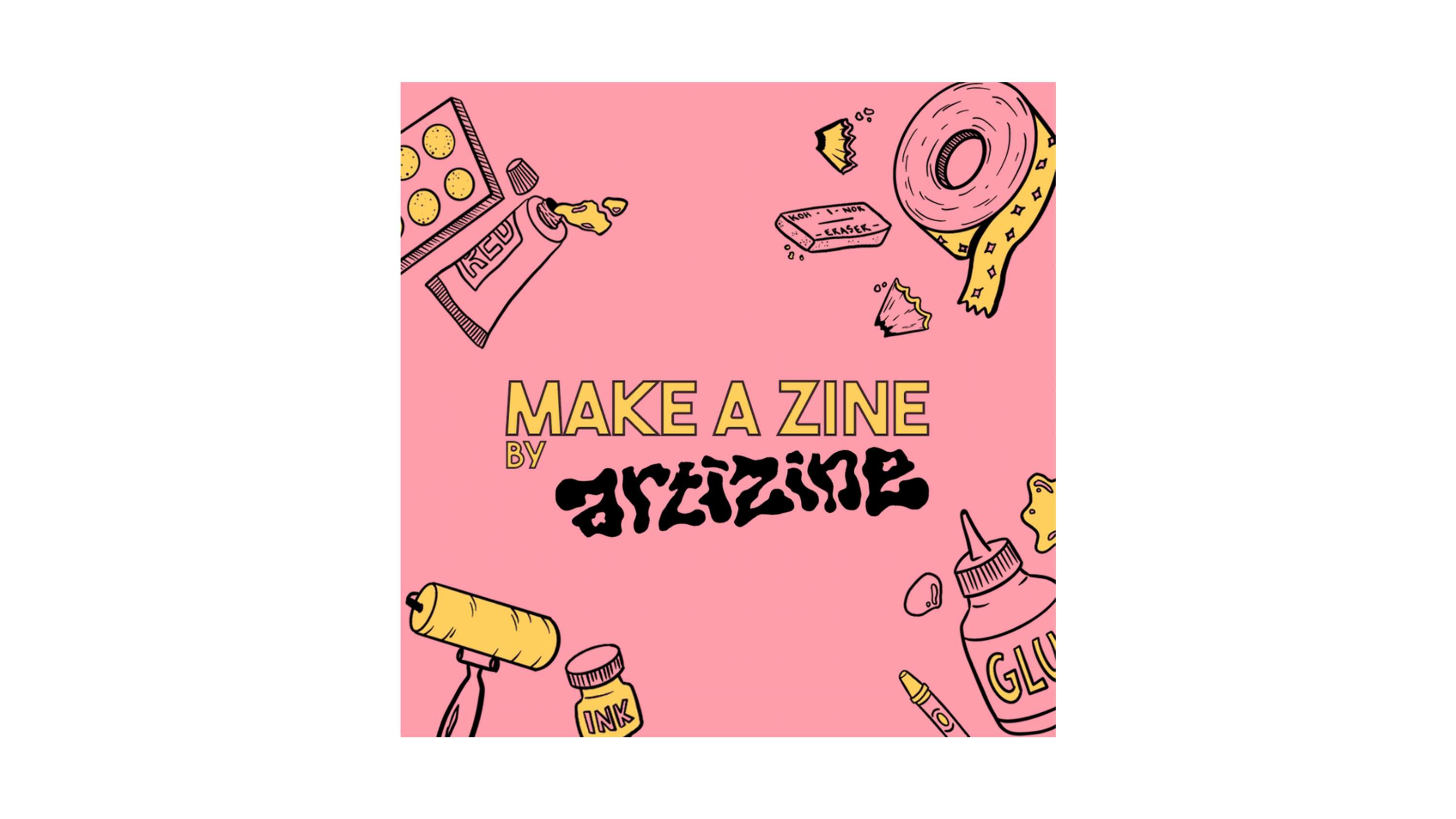 Make a zine: A visual tutorial for Artizine UK by Ioana Simion
