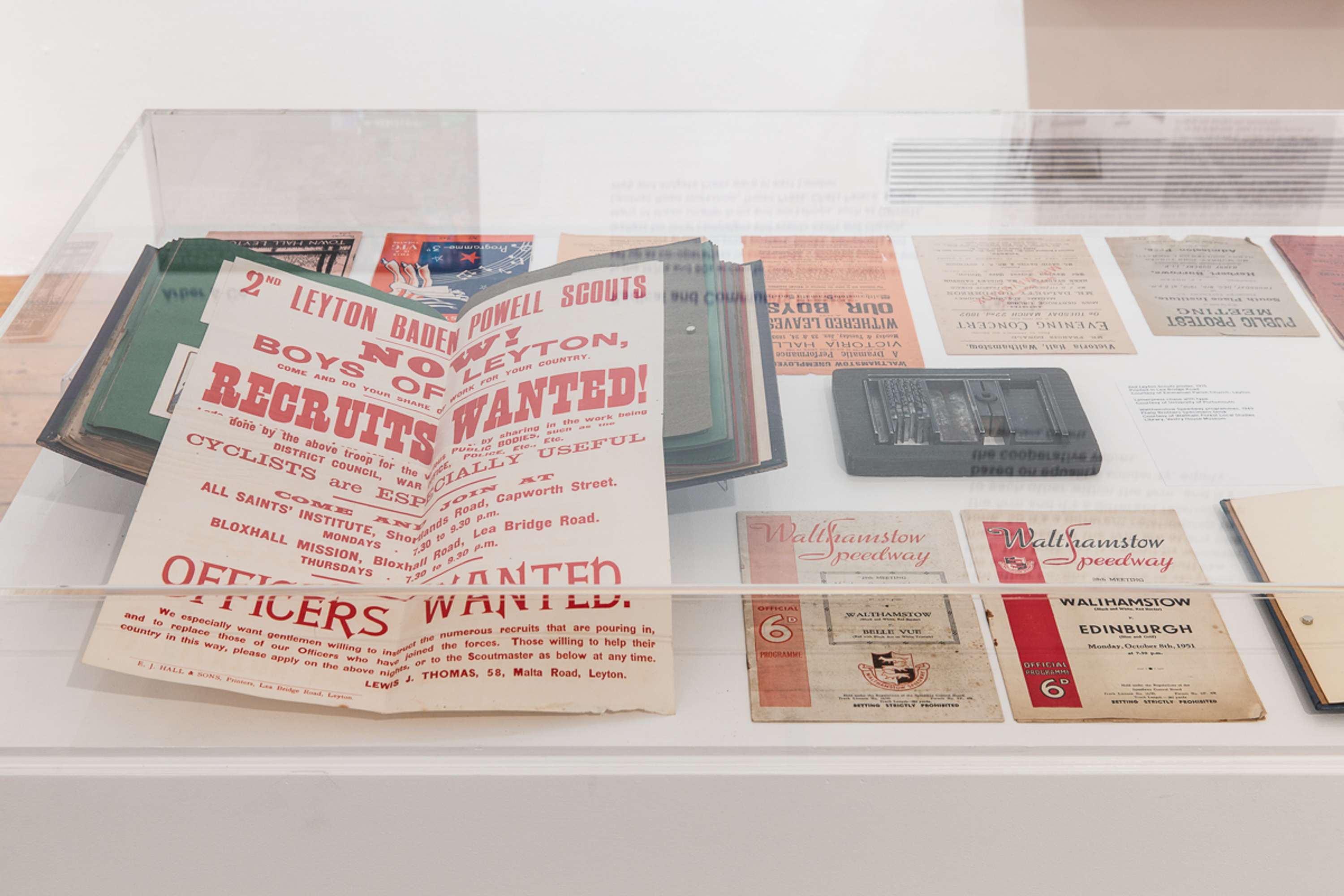 Lightboxes and Lettering by Bow Arts