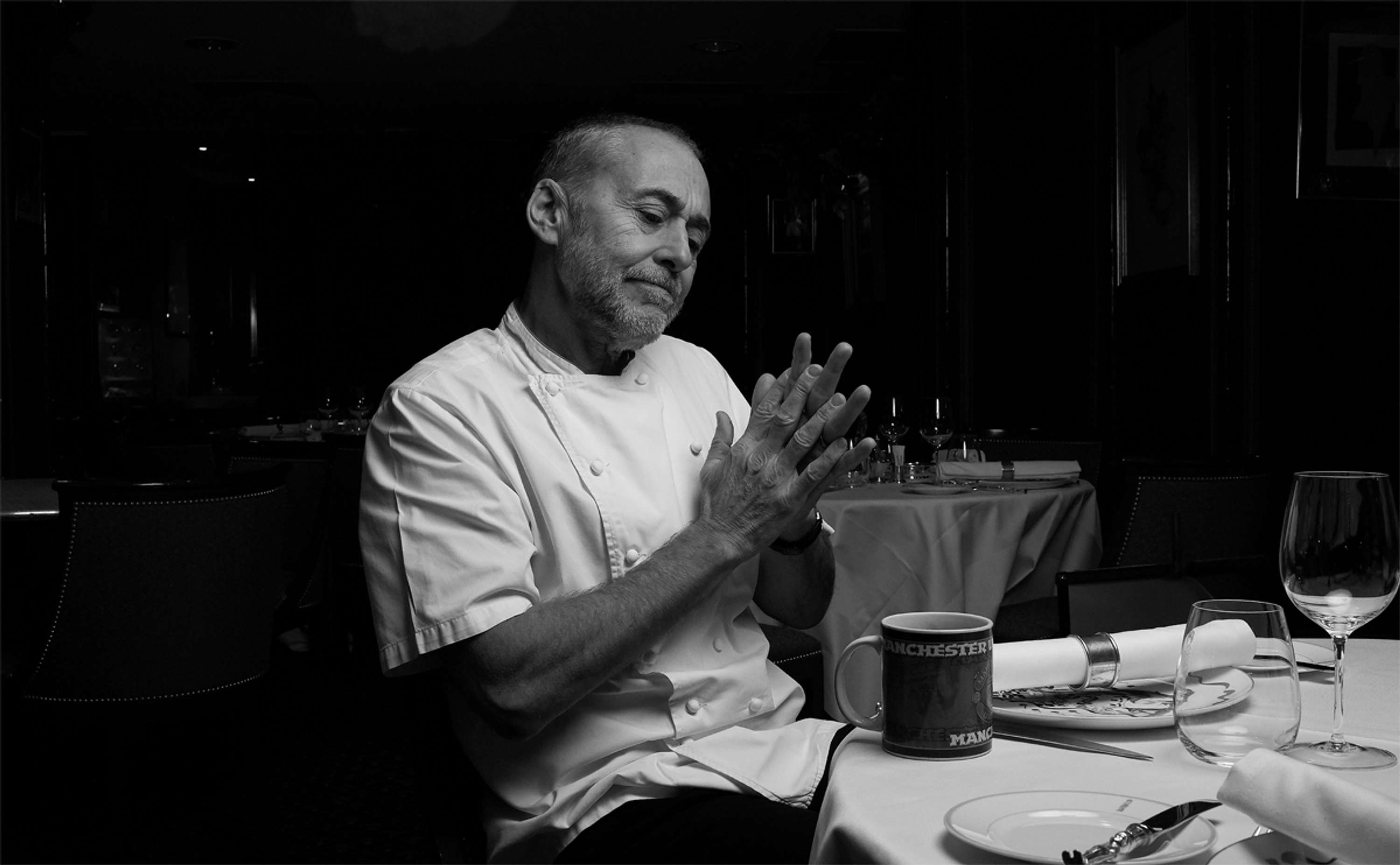 Shoot and Interview with Michel Roux Jr by Lavinia Tan
