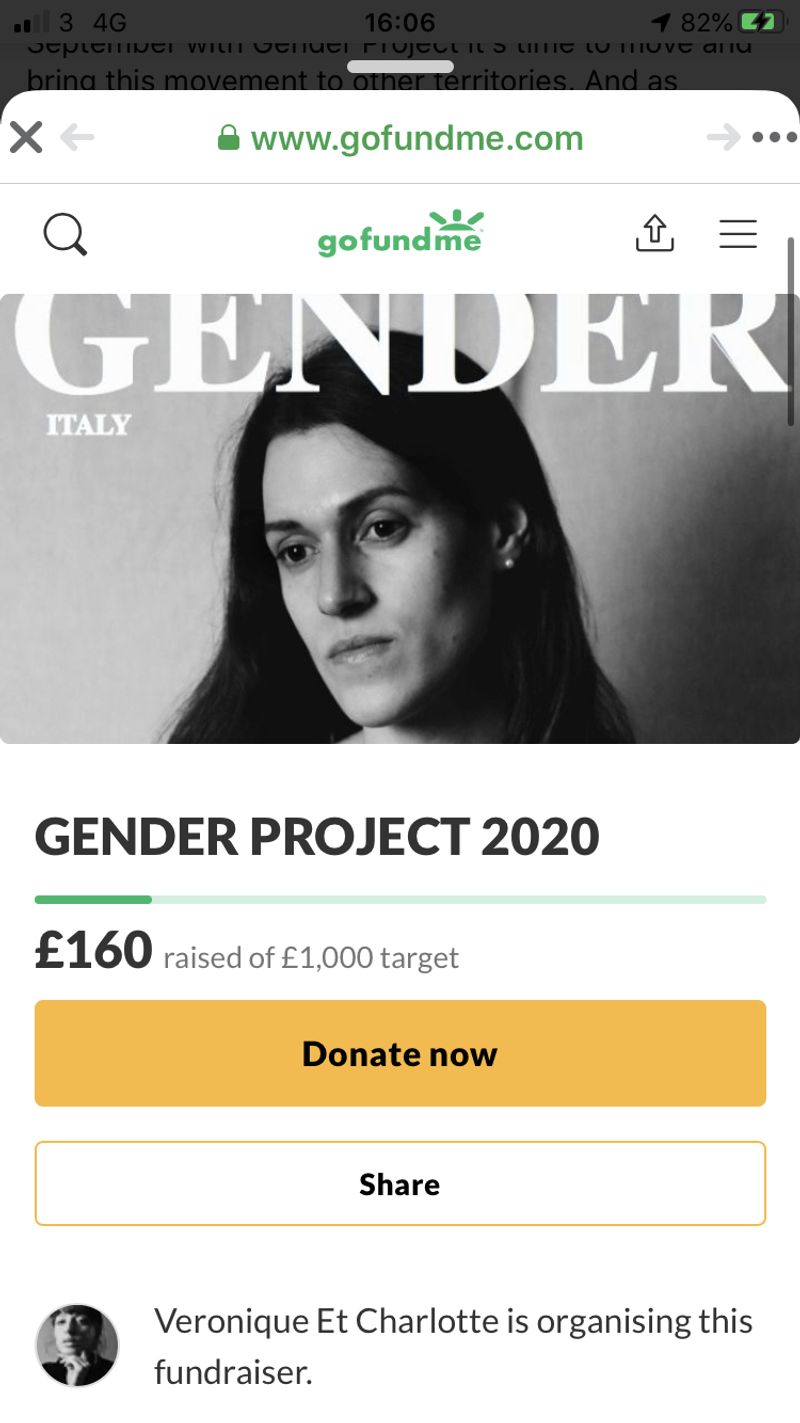 GENDER PROJECT ITALY 2020 by Veronique Charlotte