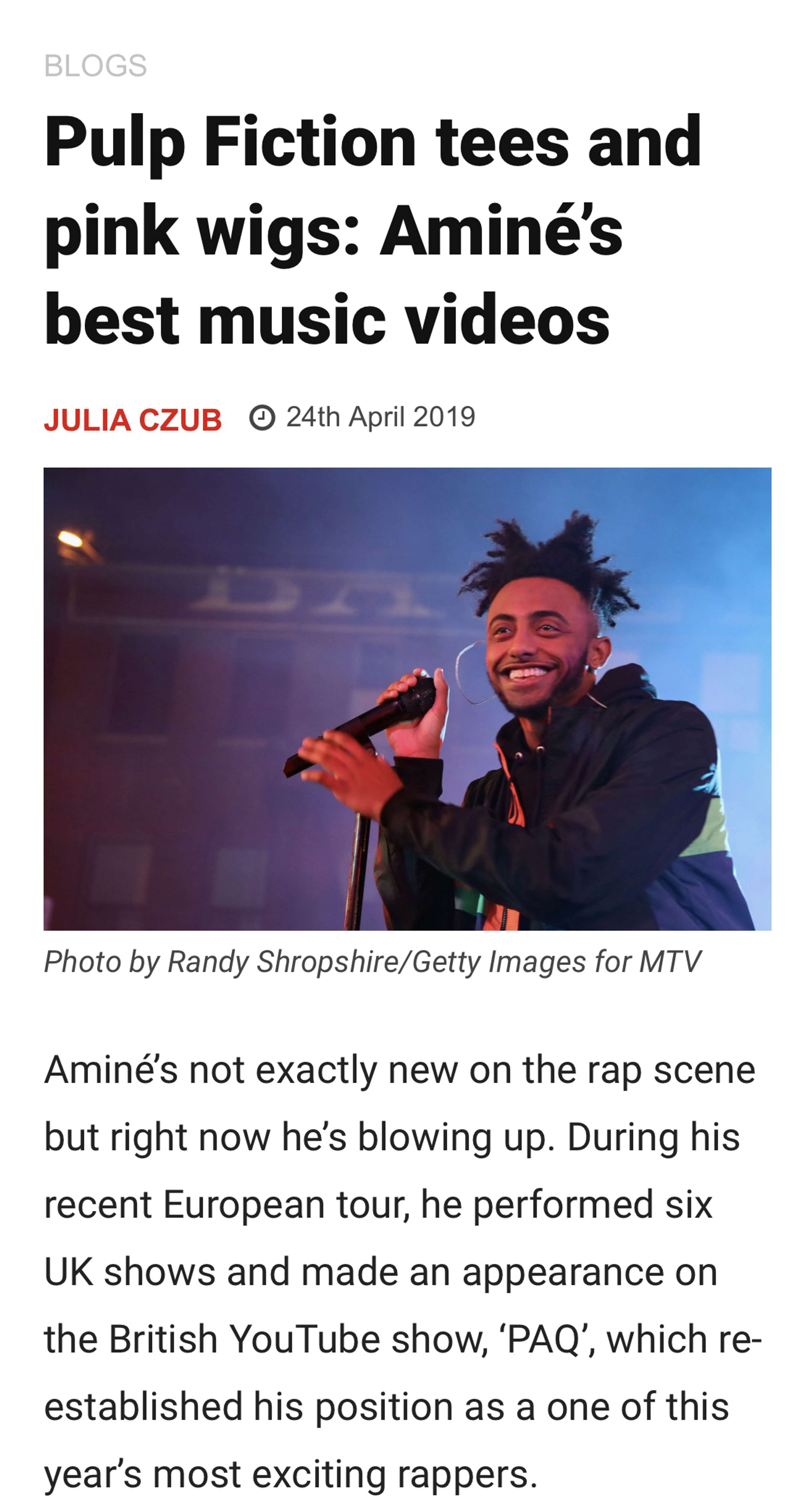 Interning for NME by Julia Czub