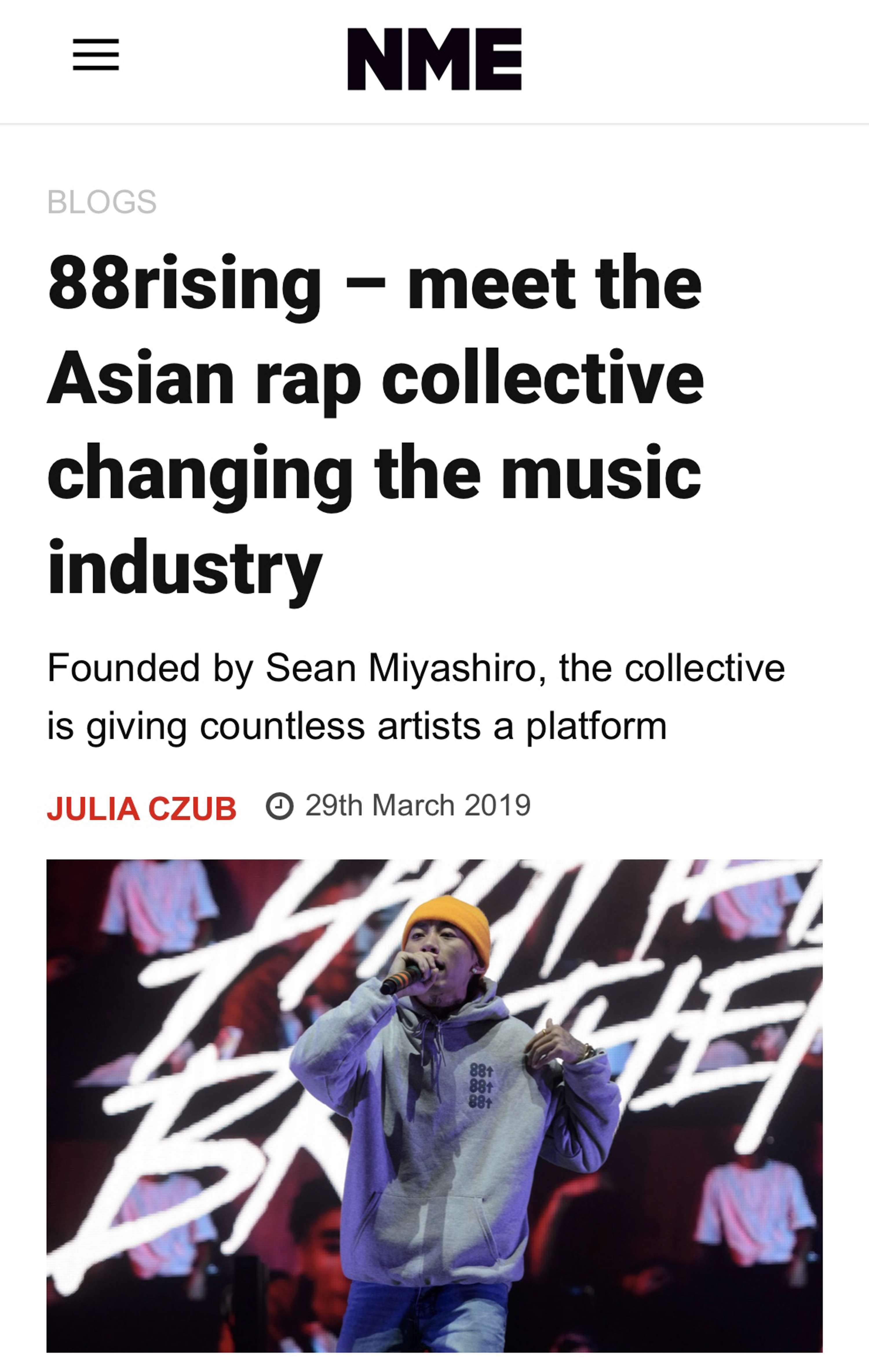 Interning for NME by Julia Czub