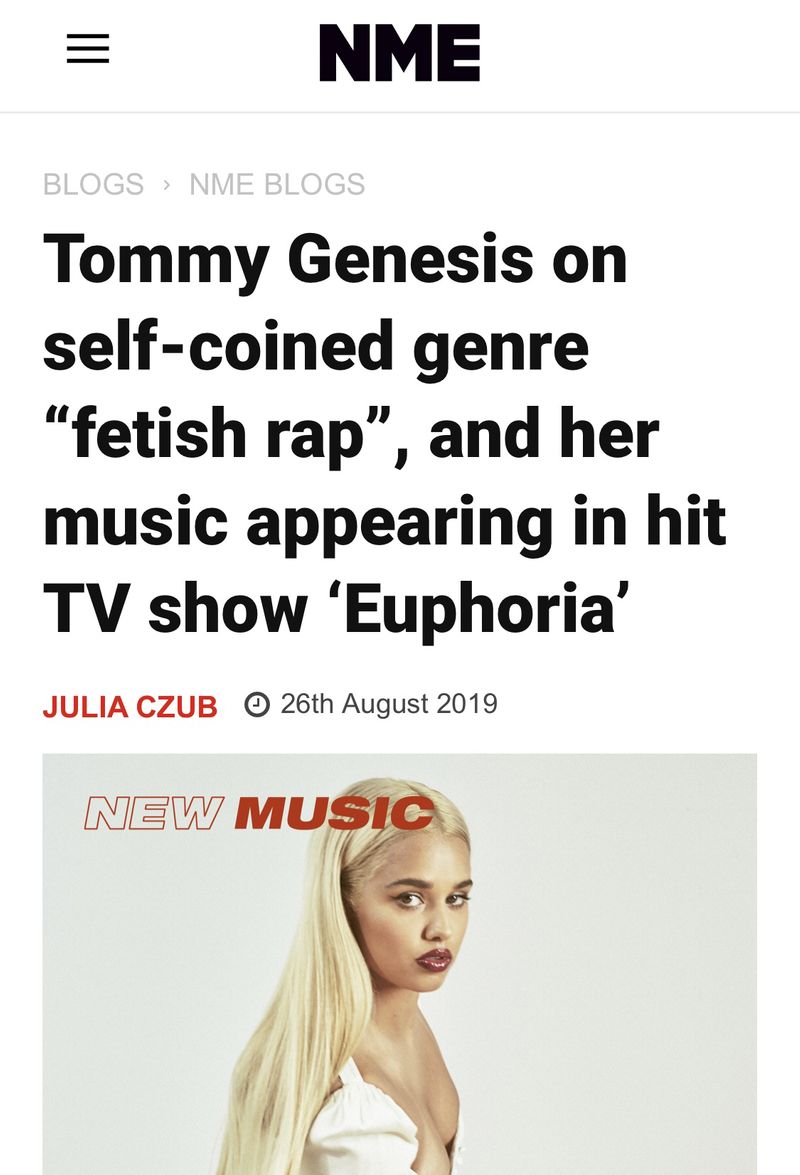 Interview with Tommy Genesis by Julia Czub