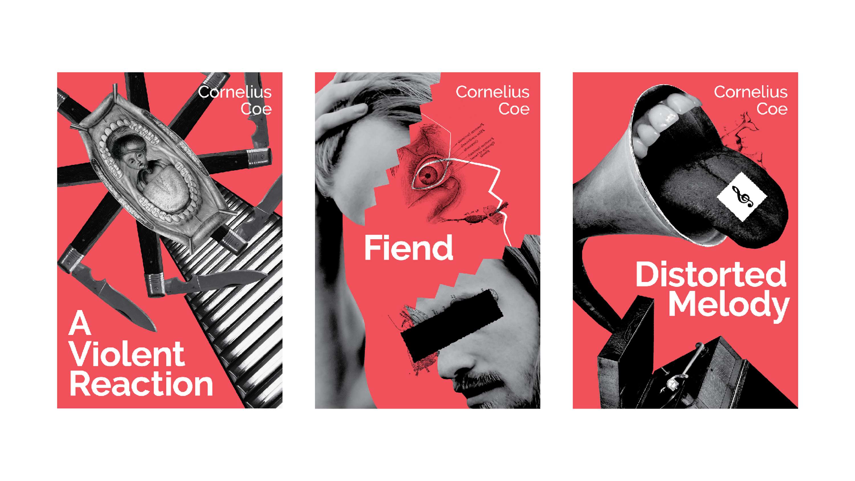 Designing and formatting a series of books for Cornelius Coe by Maks Graur