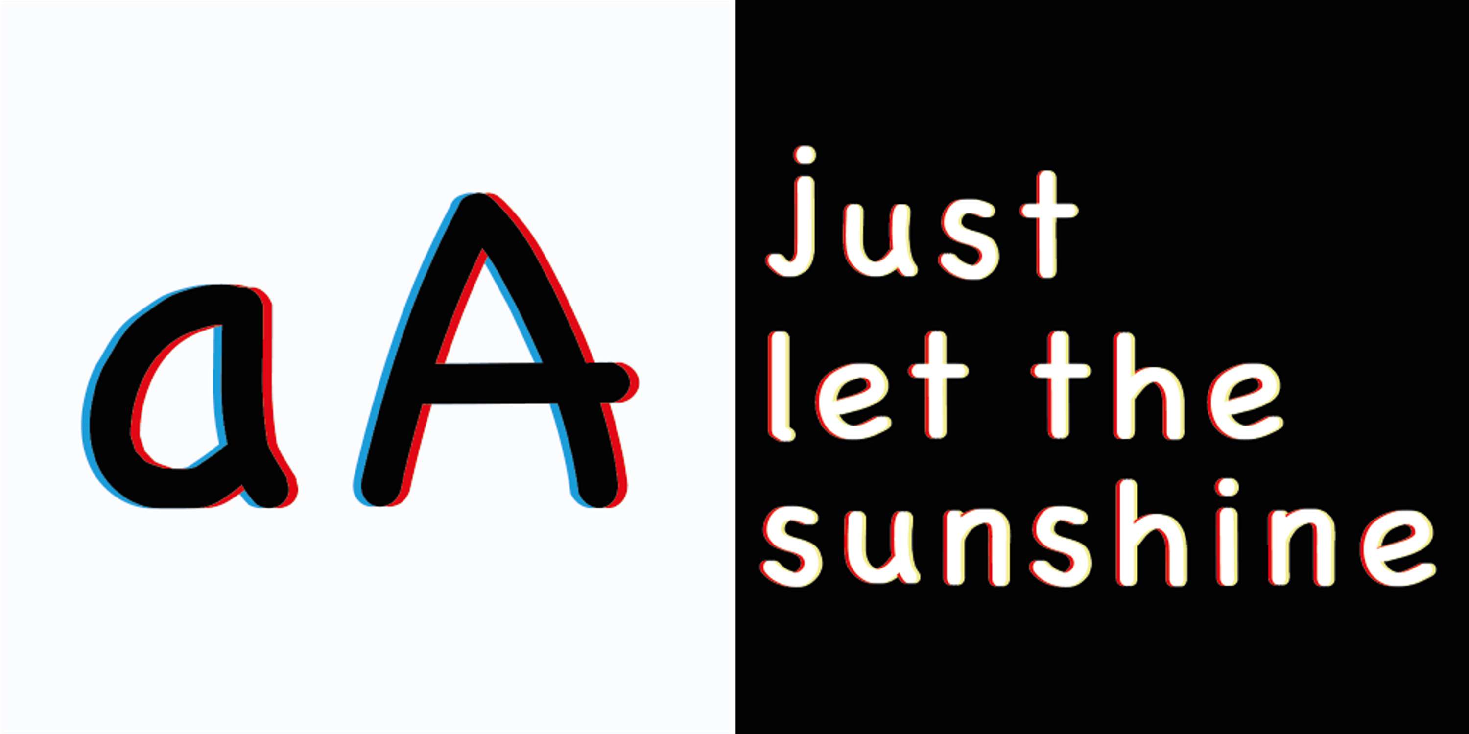 Anaglyphic Text Effect by Jade Osadebe