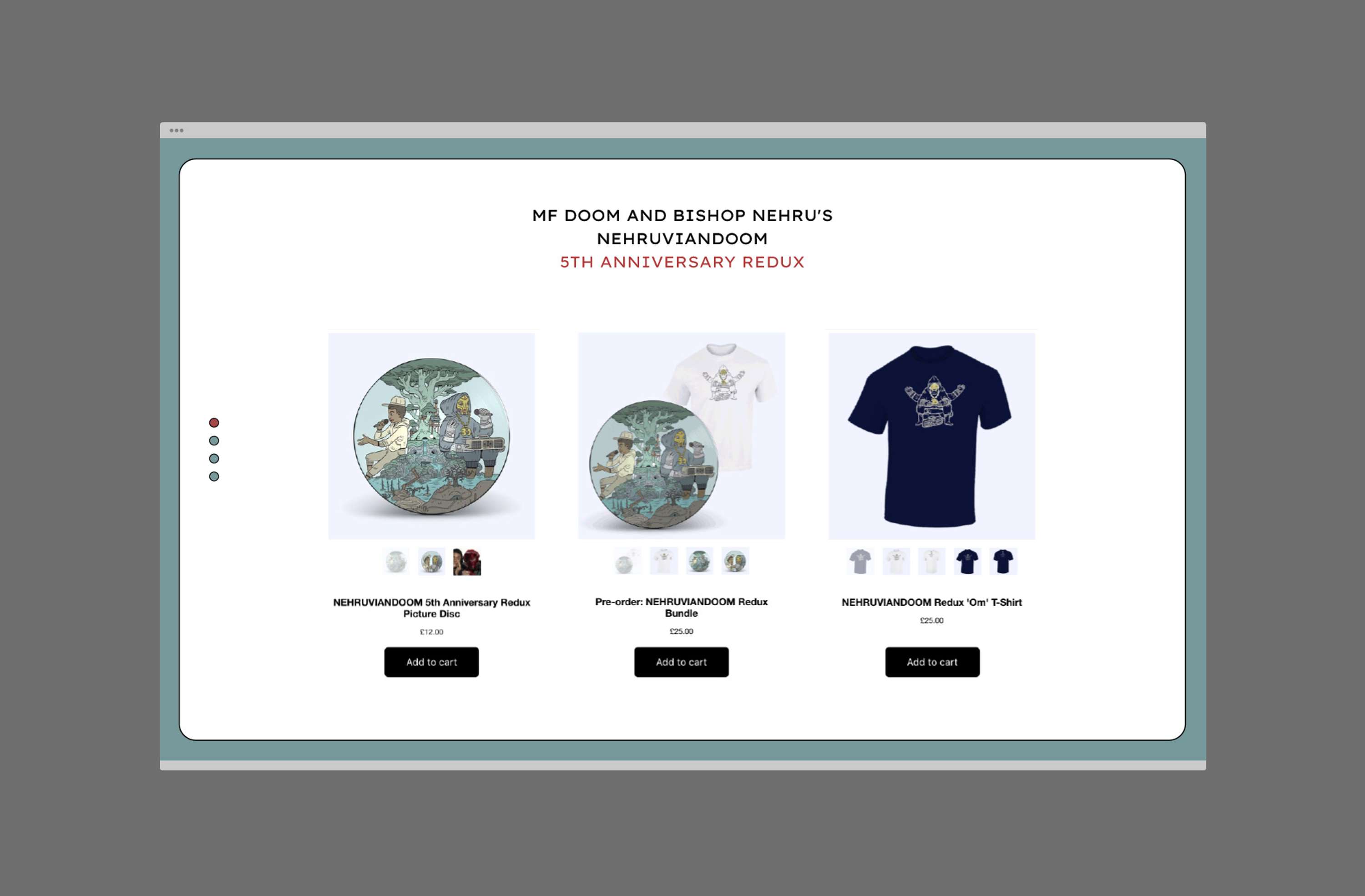 Lex Records – NehruvianDoom Microsite by Tristan Palmer