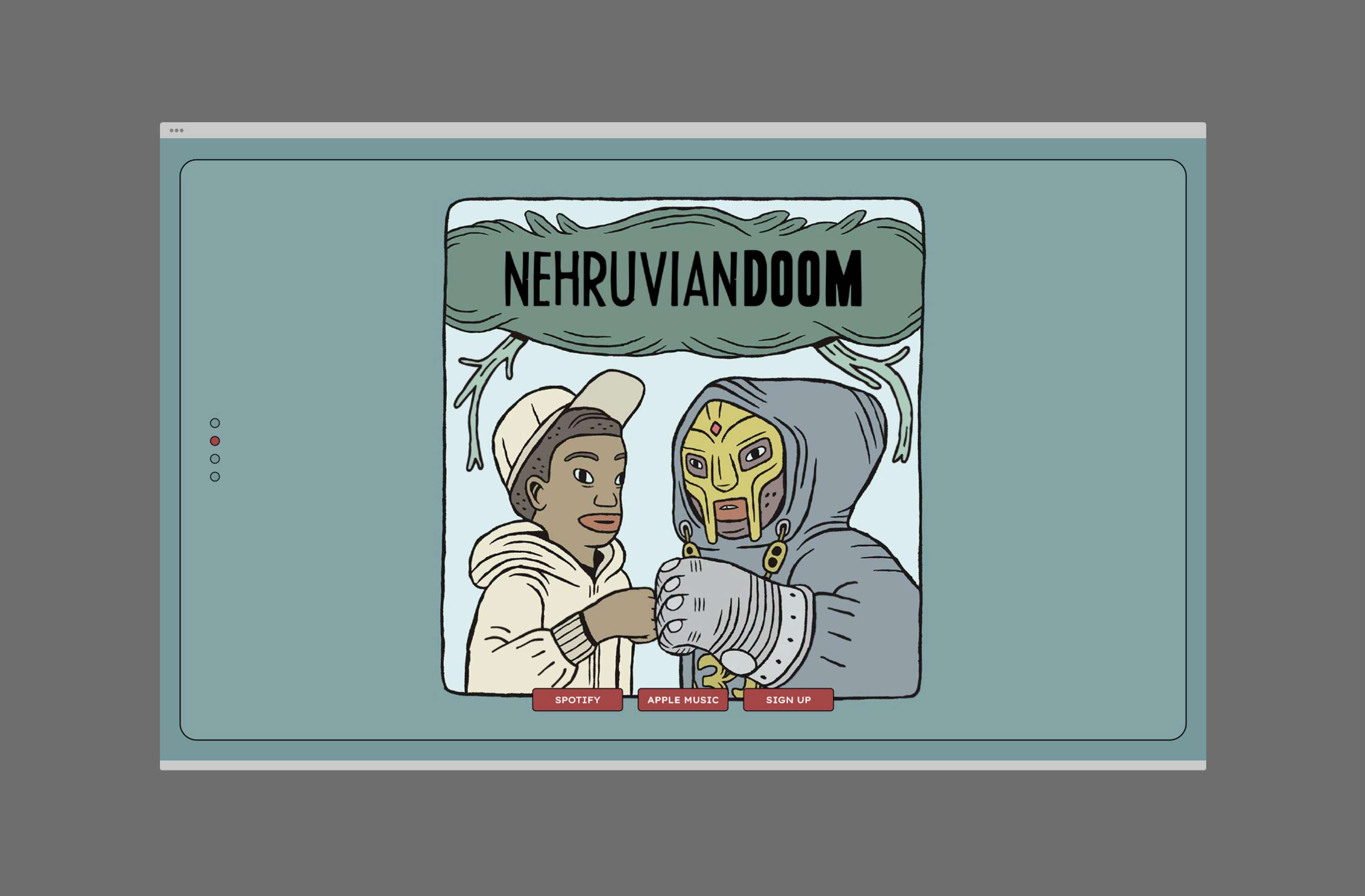 Lex Records – NehruvianDoom Microsite by Tristan Palmer