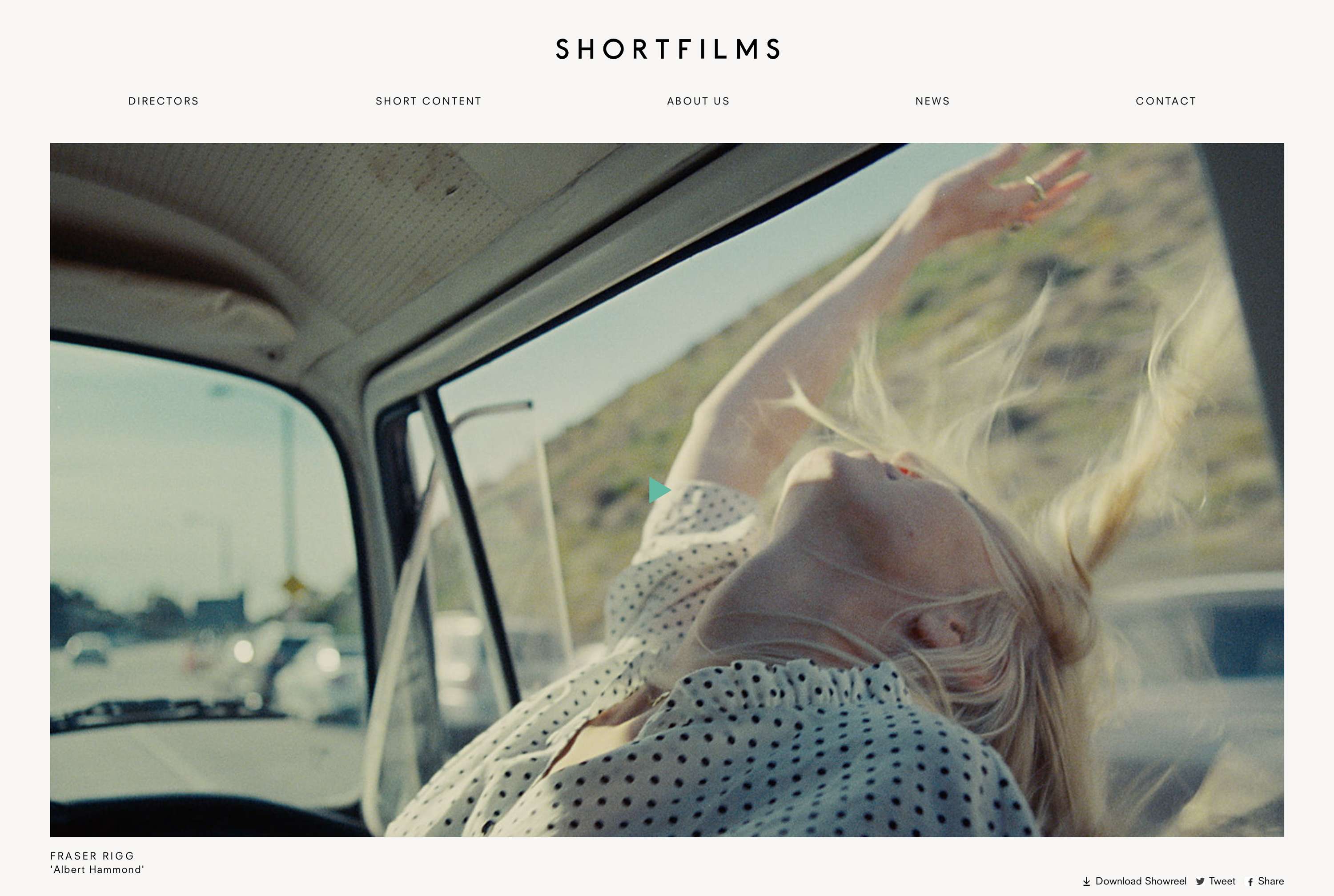 Shortfilms Identity & Website by Hales Curtis