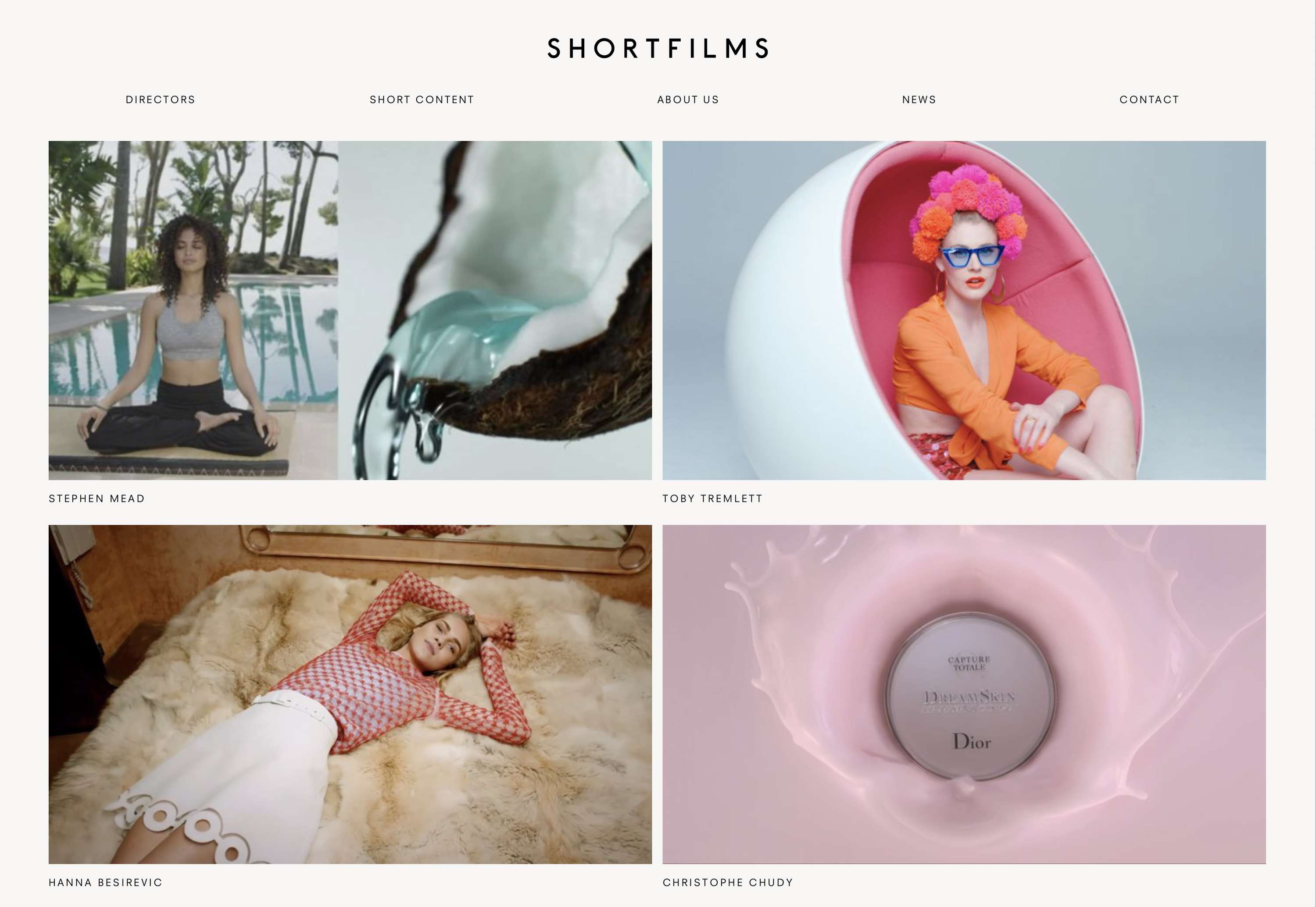 Shortfilms Identity & Website by Hales Curtis