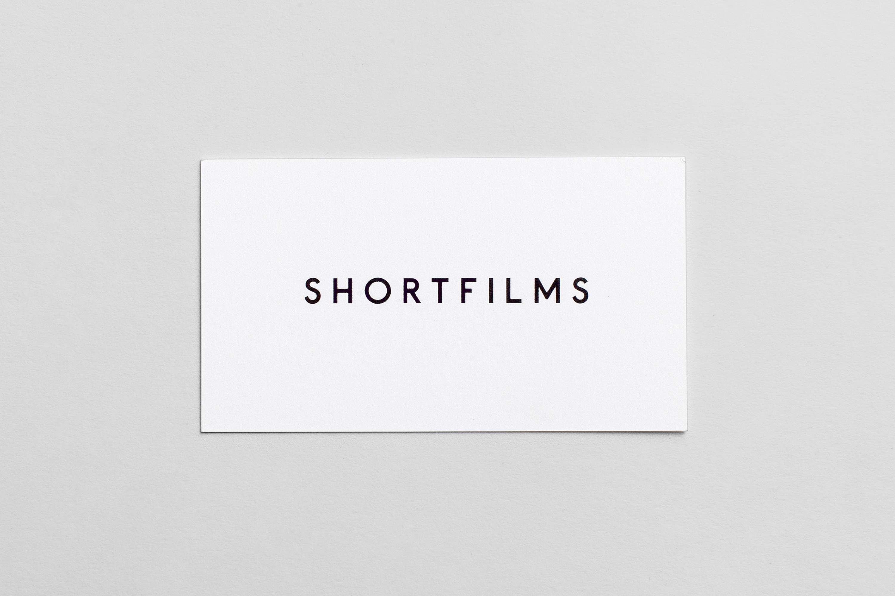 Shortfilms Identity & Website by Hales Curtis