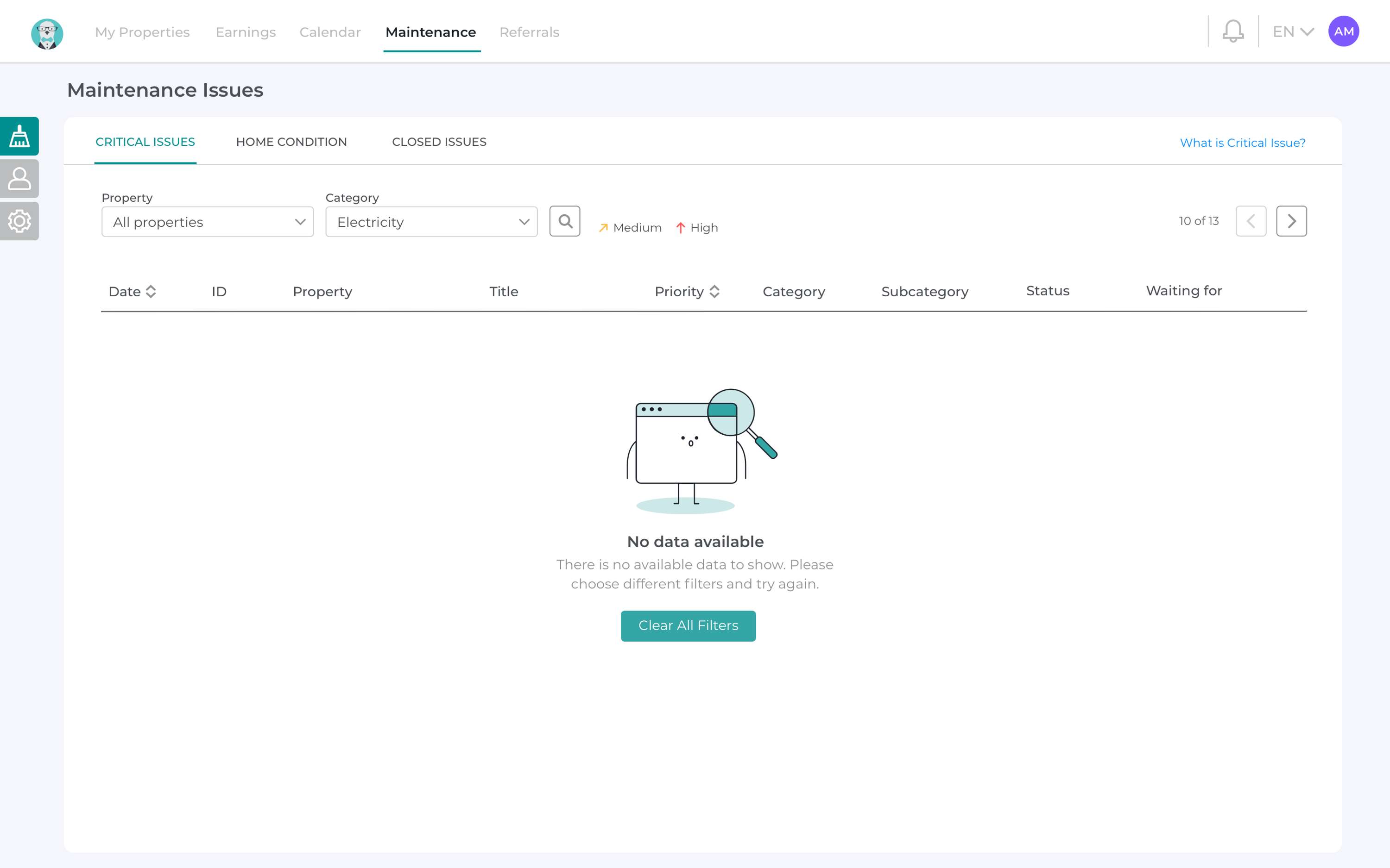 Hostmaker Dashboard - A Solution for Maintenance by Hostmaker