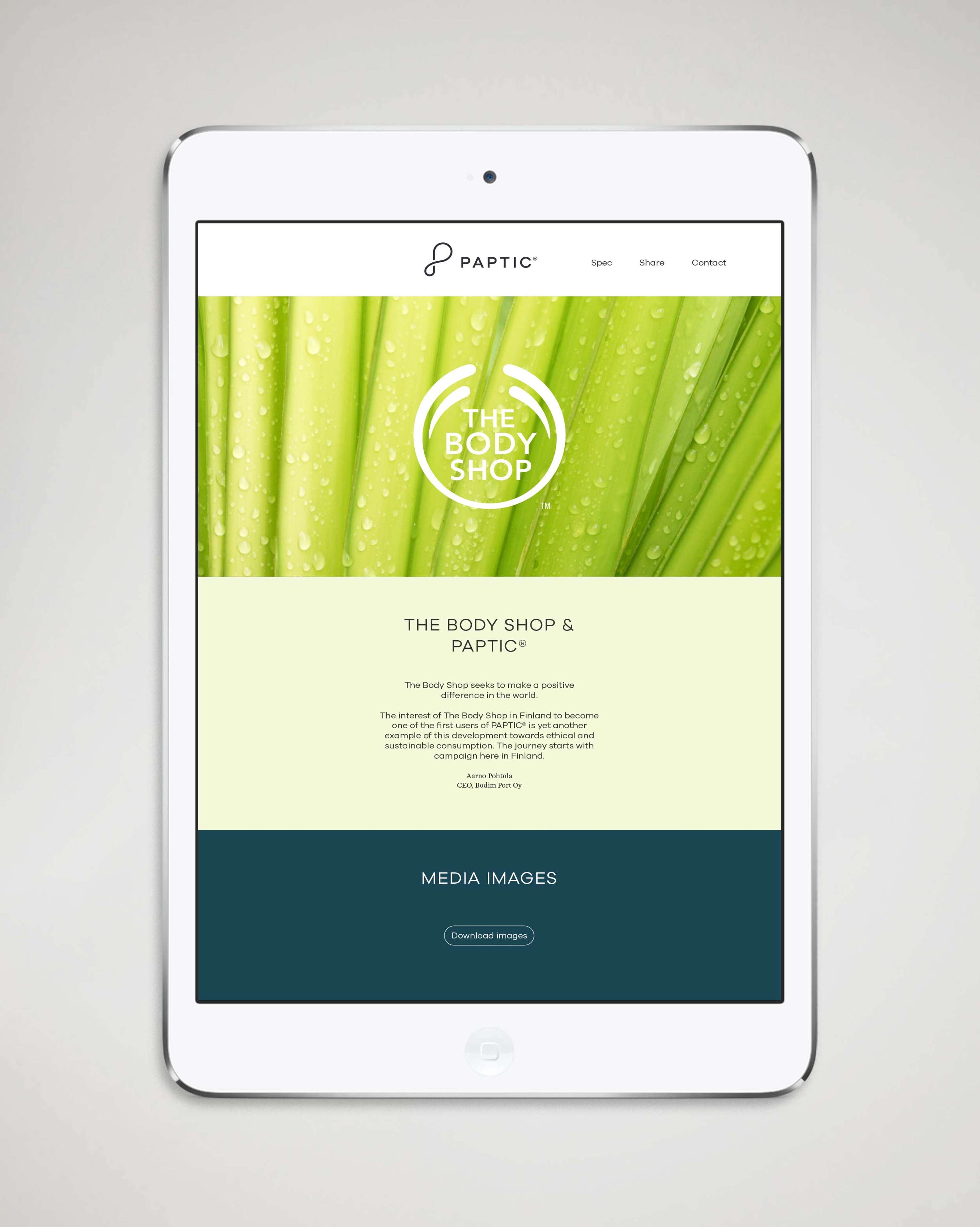 A new material technology brand for PAPTIC®, to replace plastics by Proxy