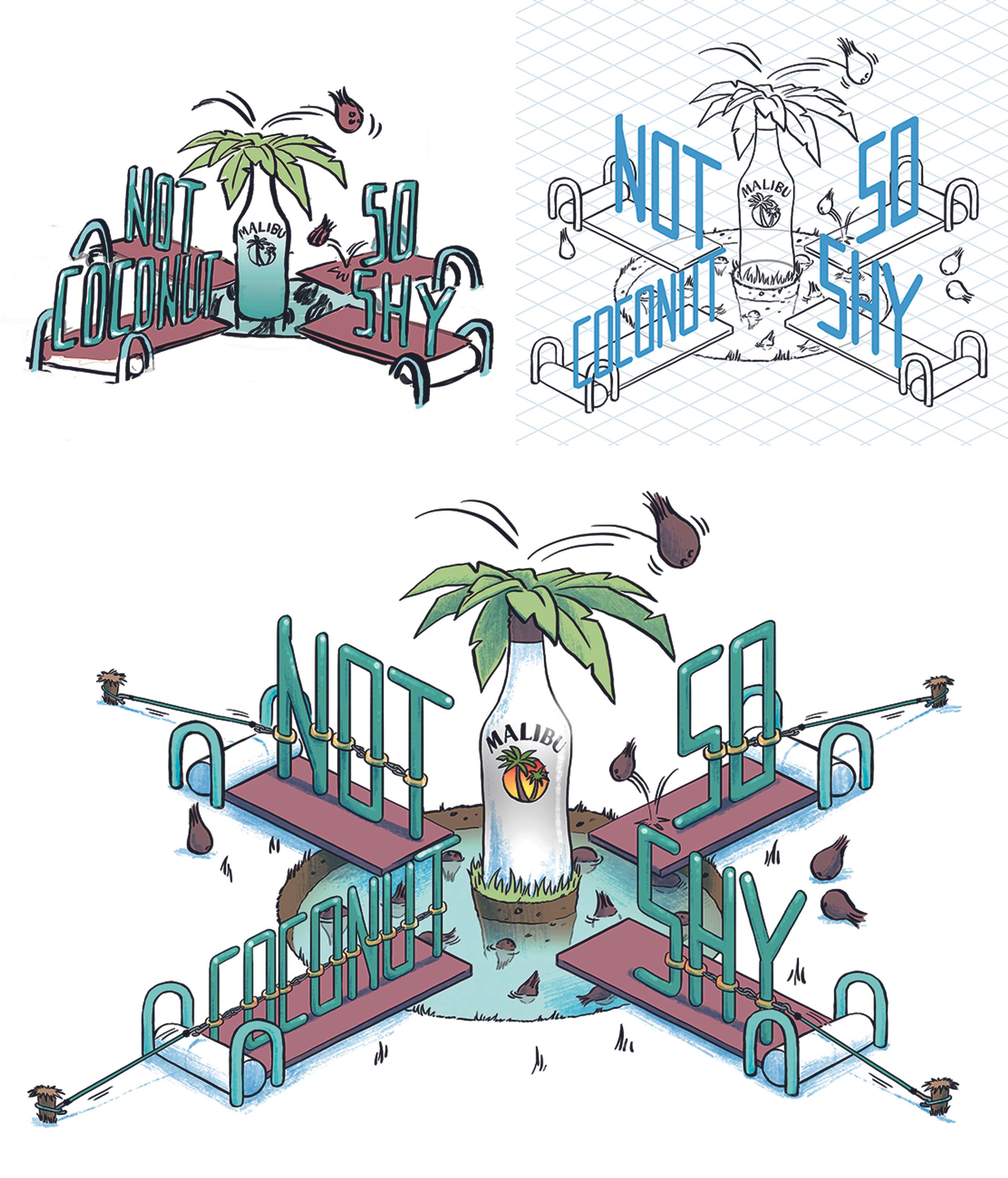 Malibu Games Map by Sarah Dousse