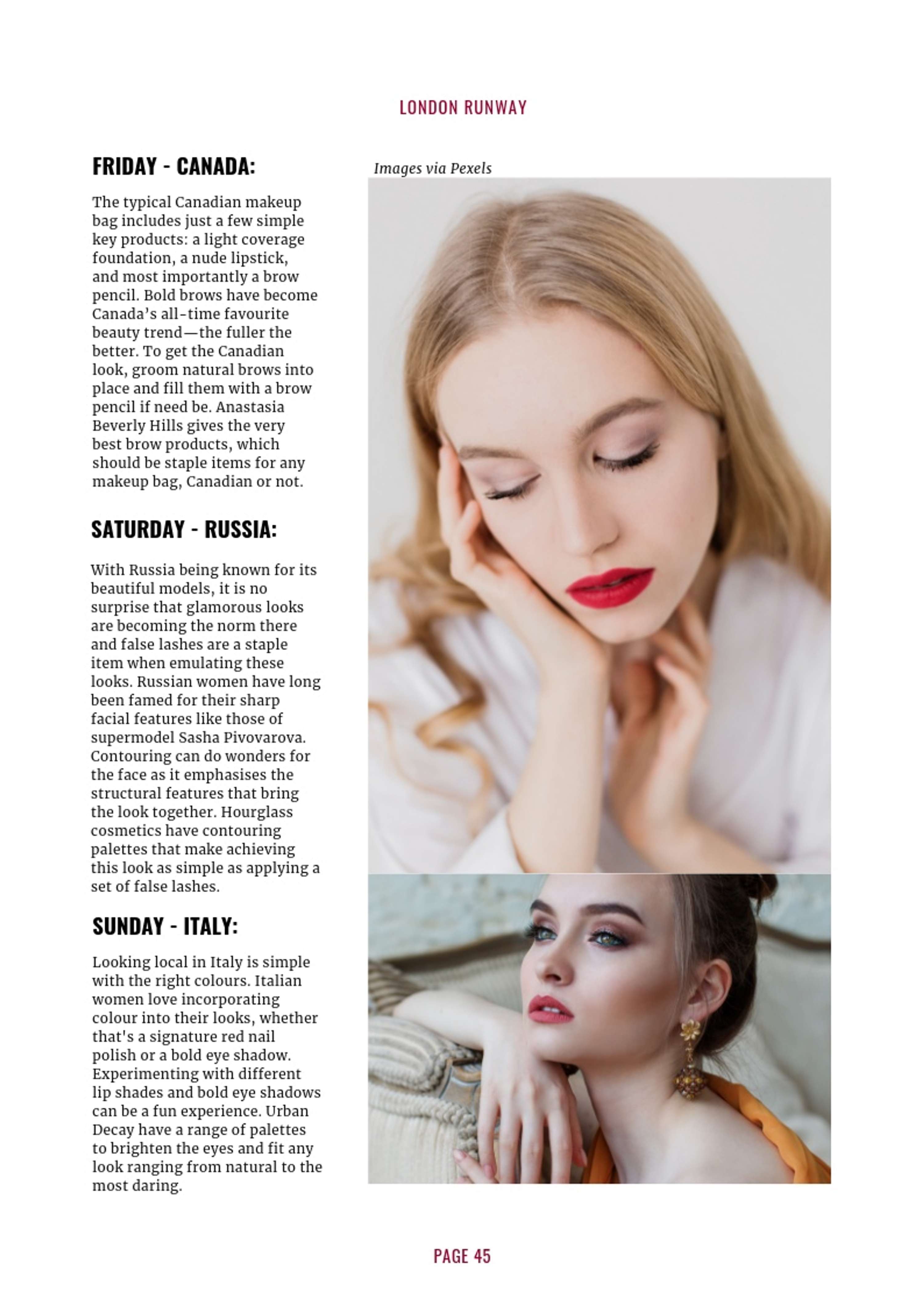 London Runway - Contributing Writer by Viktorija Mockute