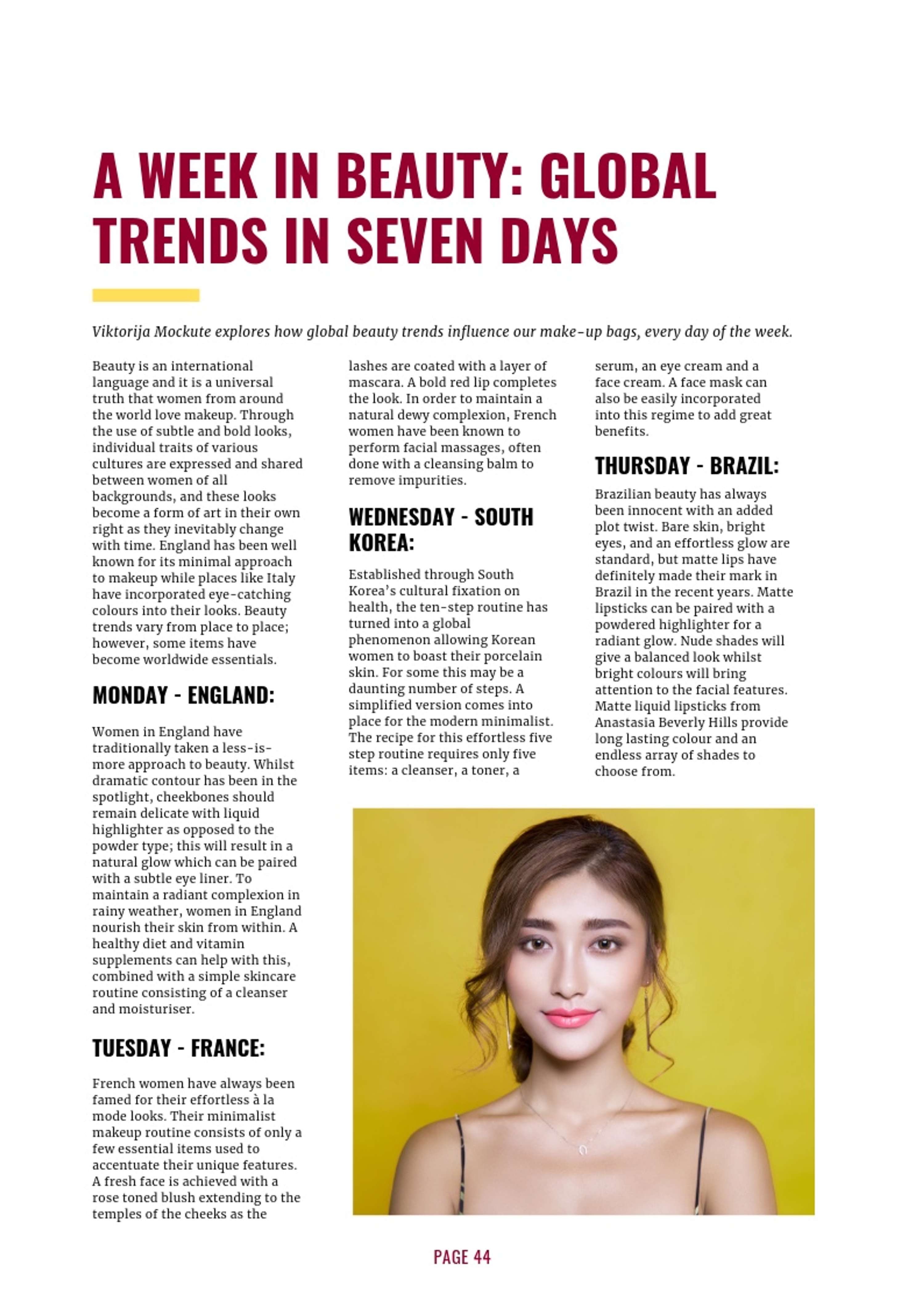 London Runway - Contributing Writer by Viktorija Mockute
