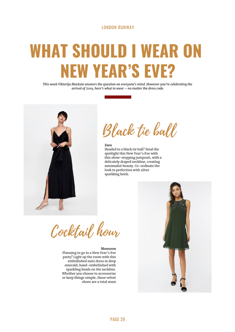 London Runway - Contributing Writer by Viktorija Mockute
