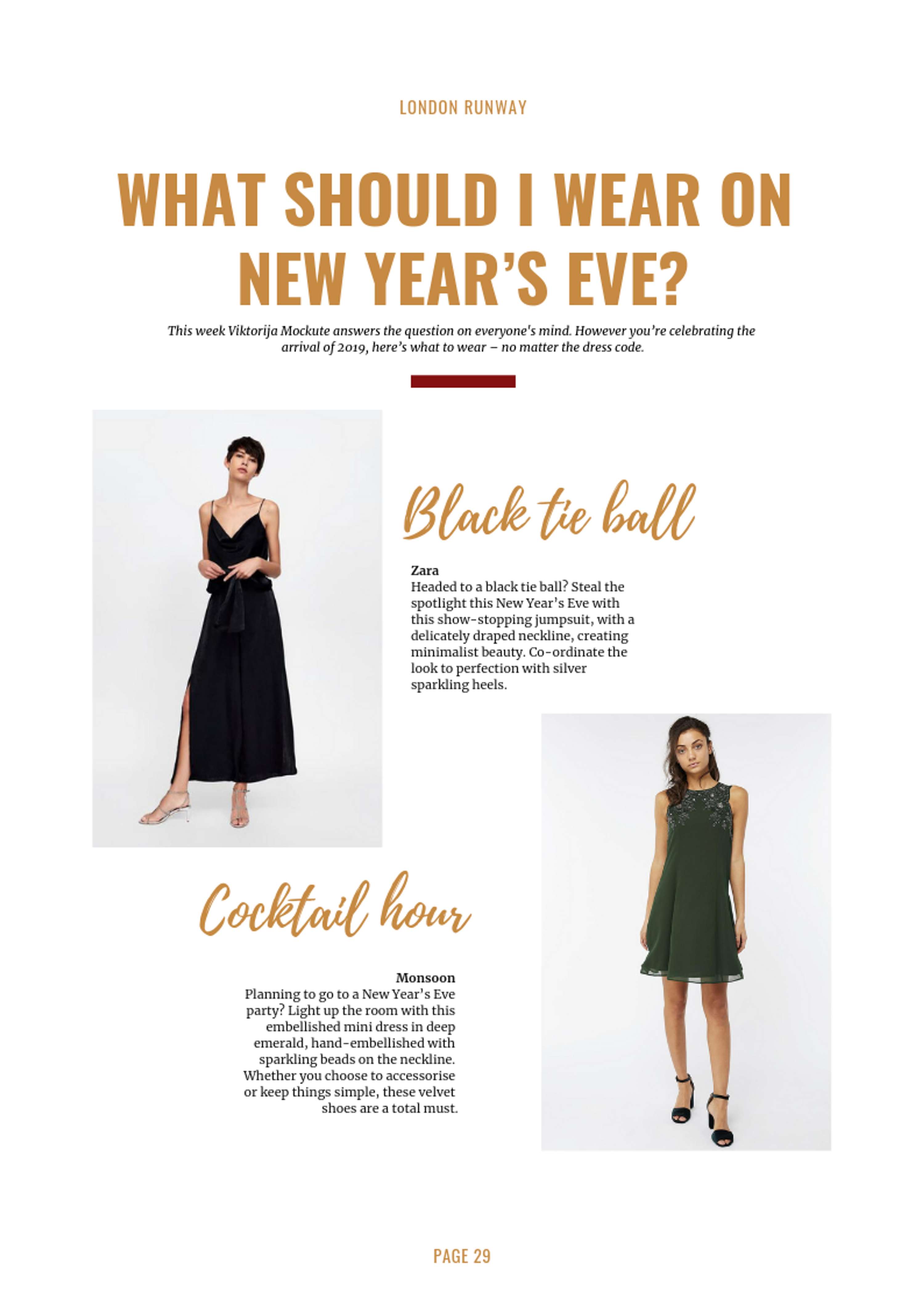 London Runway - Contributing Writer by Viktorija Mockute
