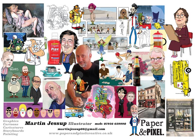 Diverse work by Martin Jessup