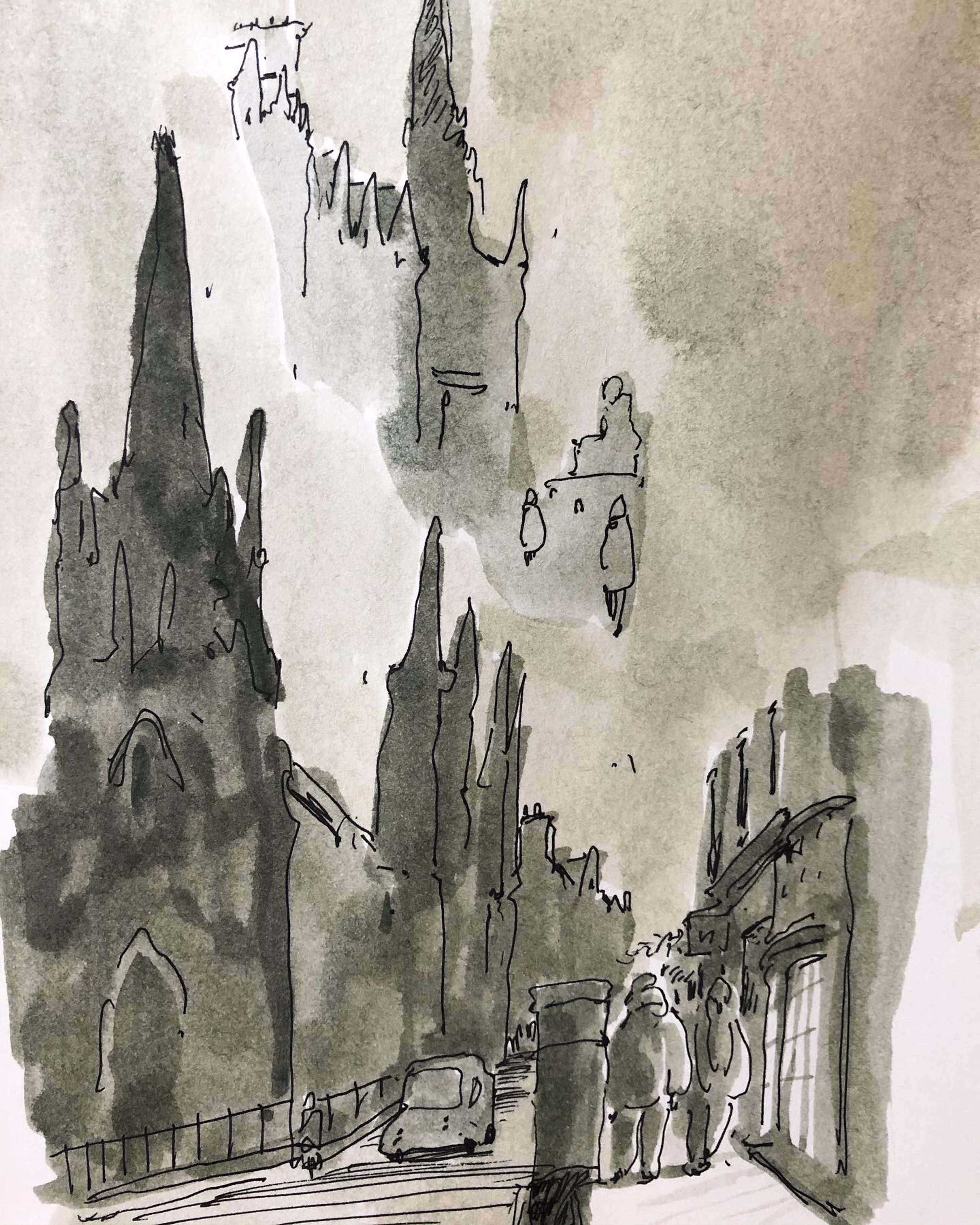 Observation sketch by Shih-Yu Lin