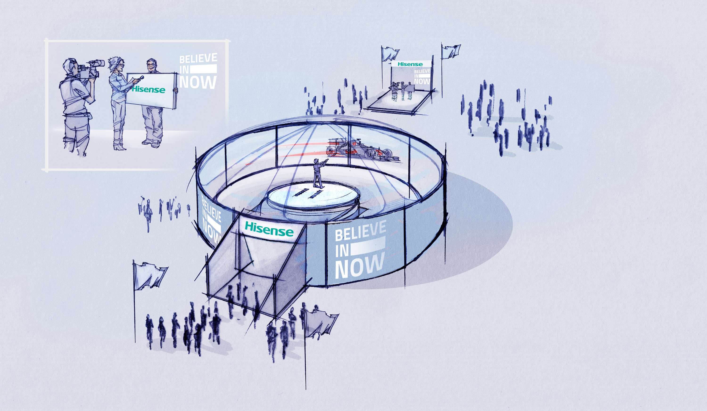 HISENSE EVENT CONCEPTS by Steve Ives