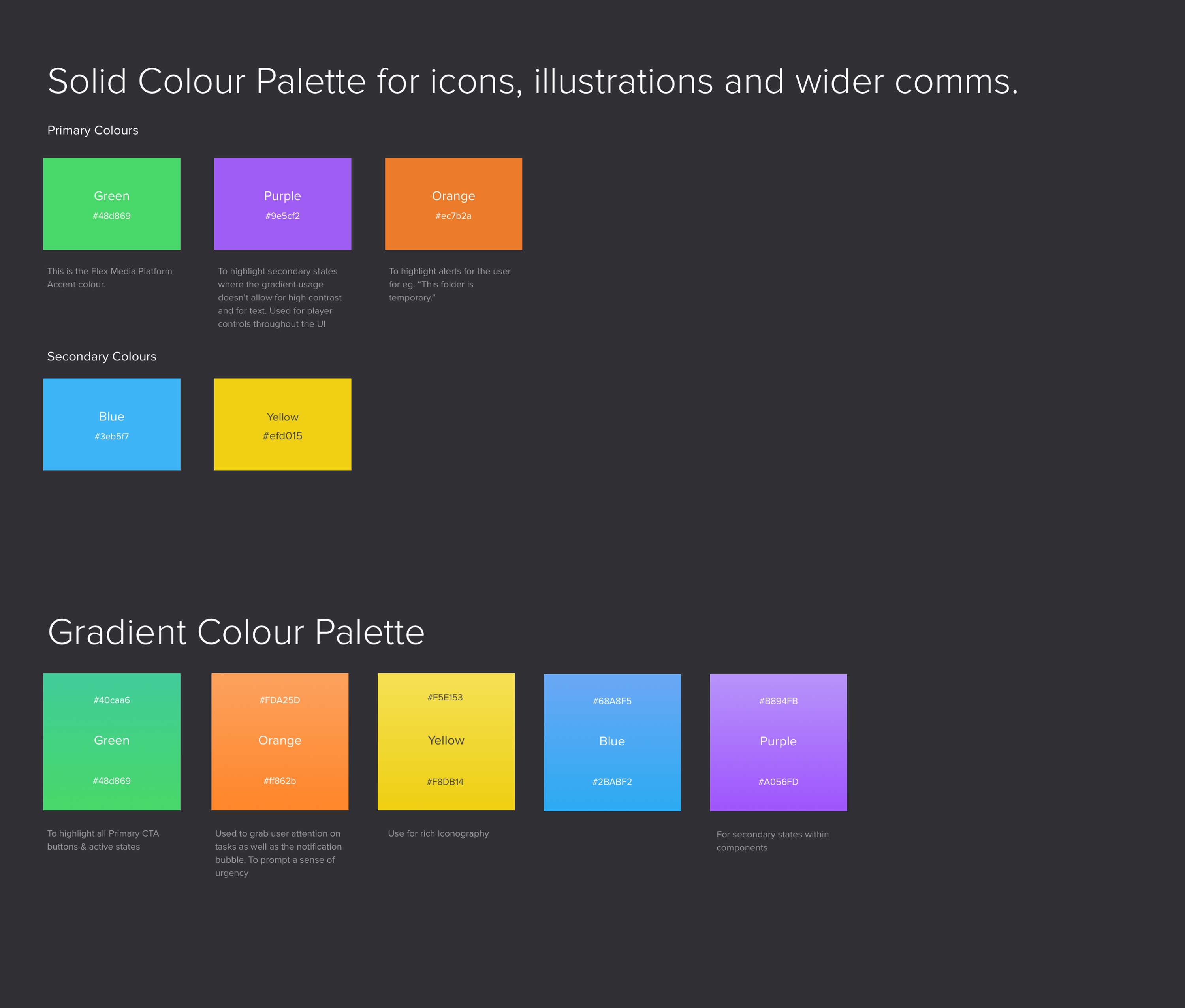 Ooyala's Flex Media Platform  - Brand and Product Design by Sheryl Ellis