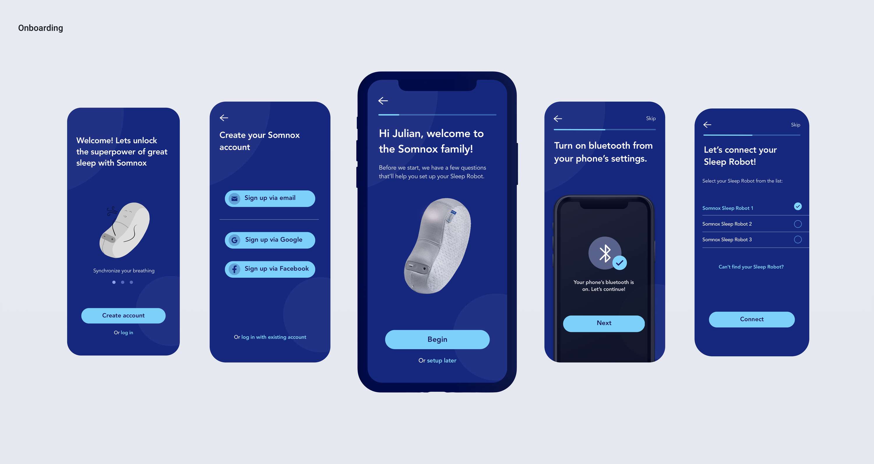 Somnox Sleep Robot app by Lianne Siemensma