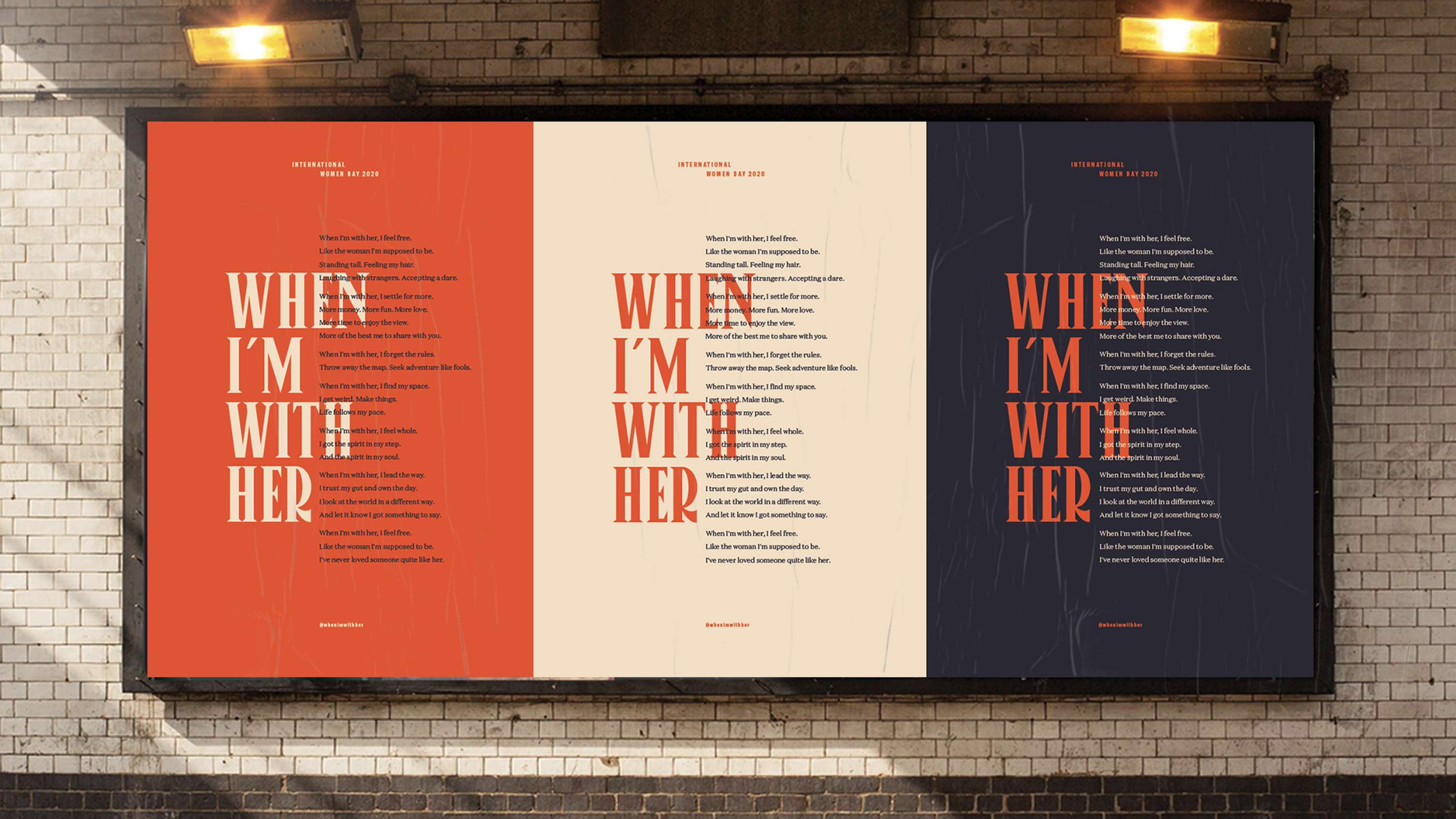 When I'm with her by AKQA