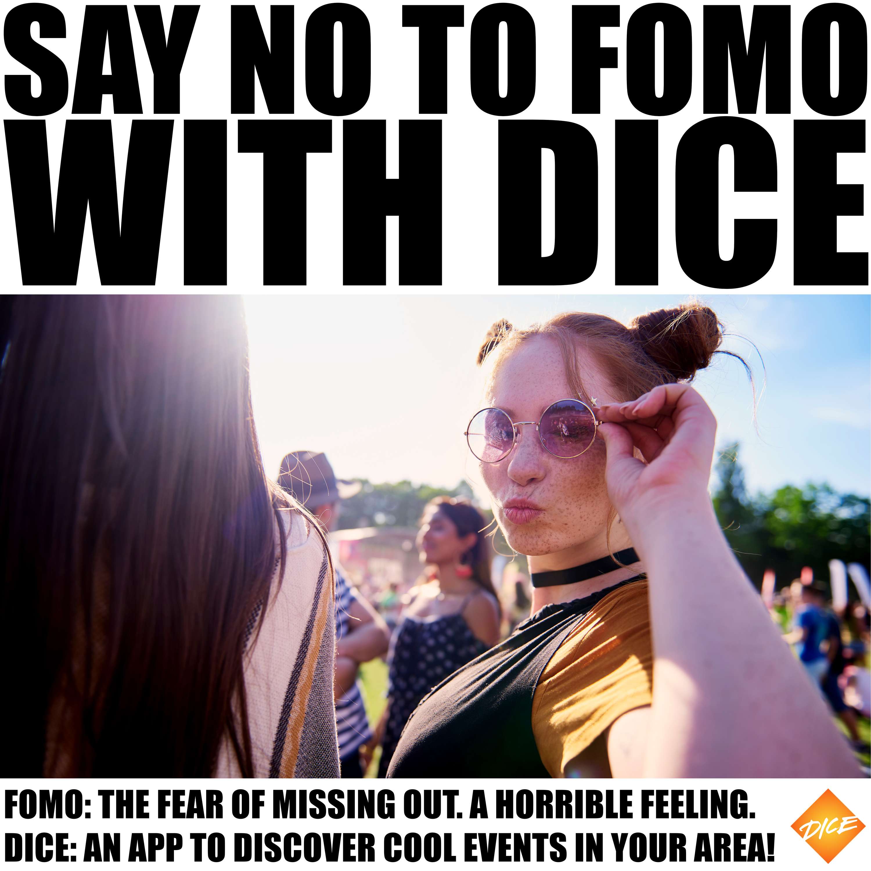 Say no to "fomo" with Dice mobile app. by Laurent Faboumy