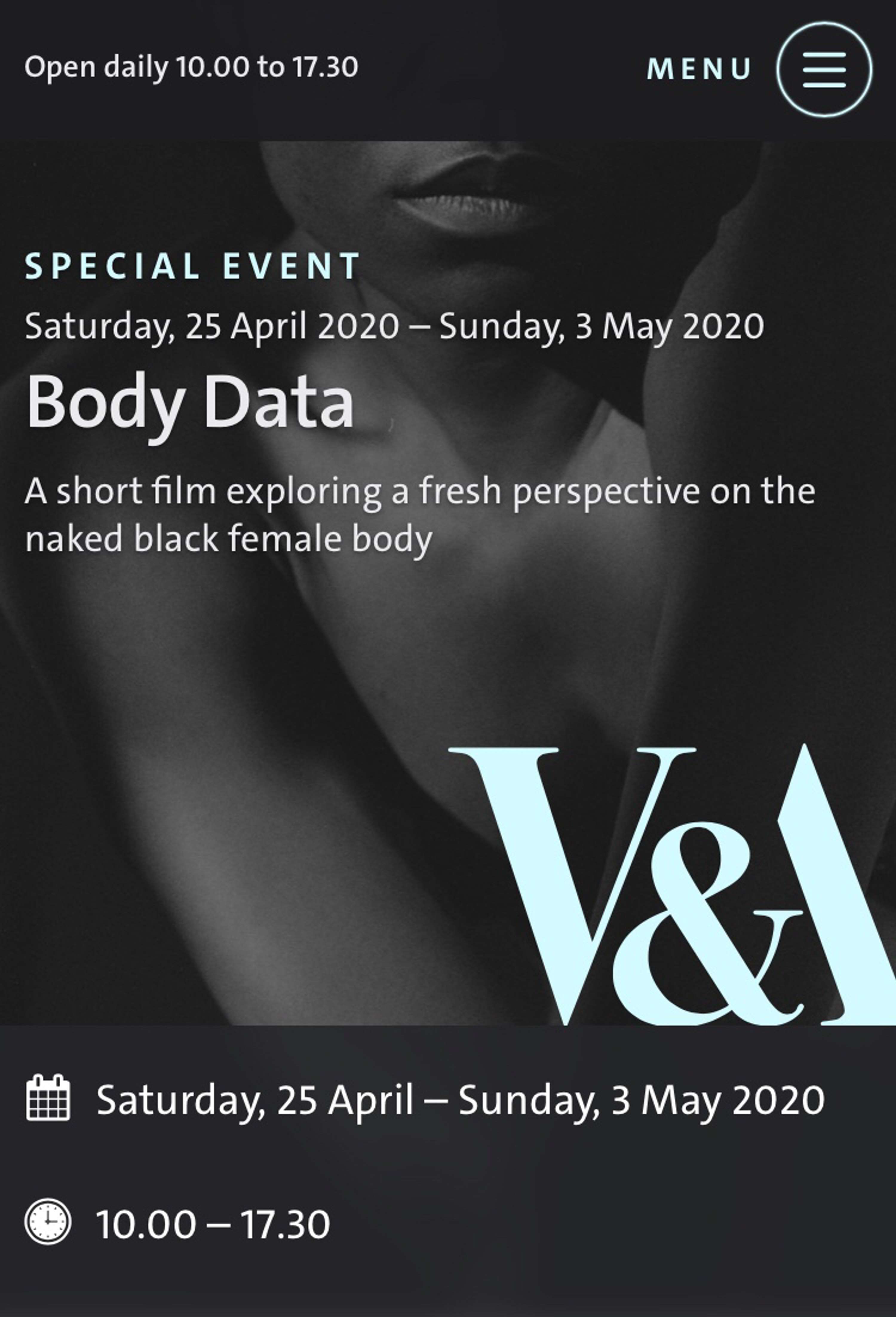 Body Data at the V&A by Valerie Ebuwa
